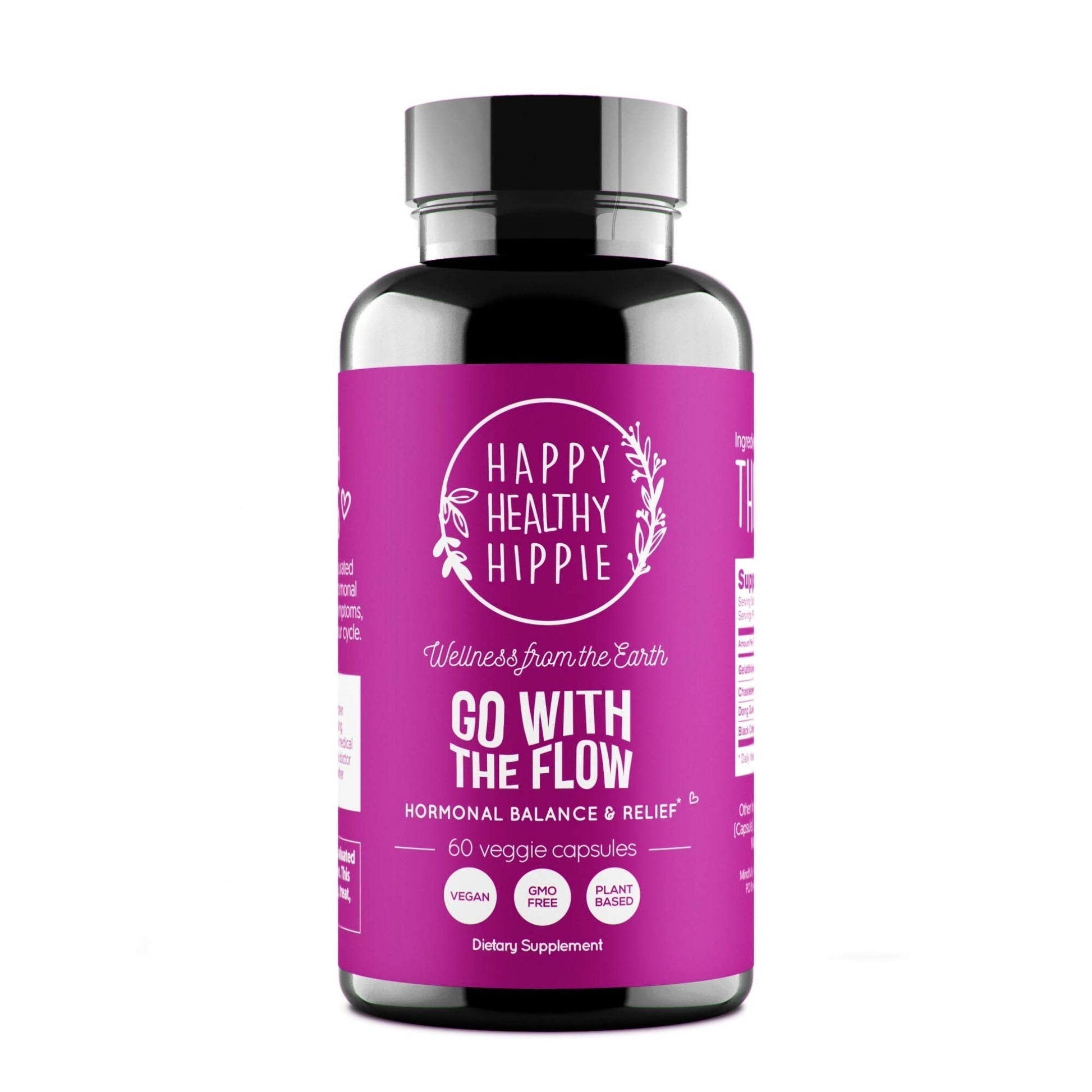 Hormone Balance for Women – PMS Support Supplement, Menopause & Perimenopause | Bloating Relief, Menstrual Cramp, Mood, PMDD | Chasteberry Supplements, Black Cohosh, Dong Quai | Vegan, Non-GMO, 60 Ct Happy Healthy Hippie buy supplements canada
