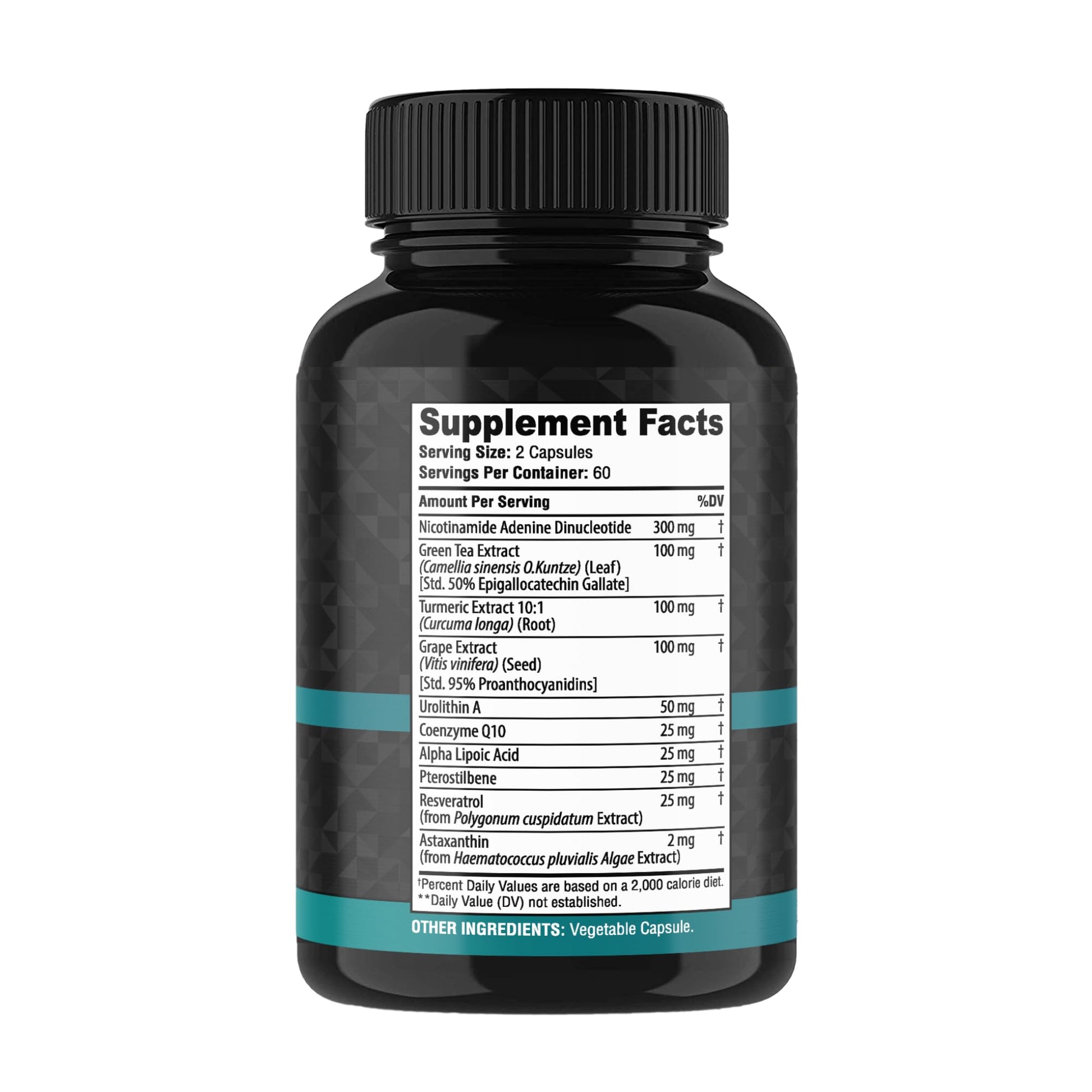 NAD+ Supplement Complex – NAD Supplement+ 300 mg with Astaxanthin, Urolithin A, Resveratrol, CoQ10 & Antioxidant Blend – Cellular Energy, Mitochondrial Support – 120 Count (Pack of 1) Vitabem buy supplements canada