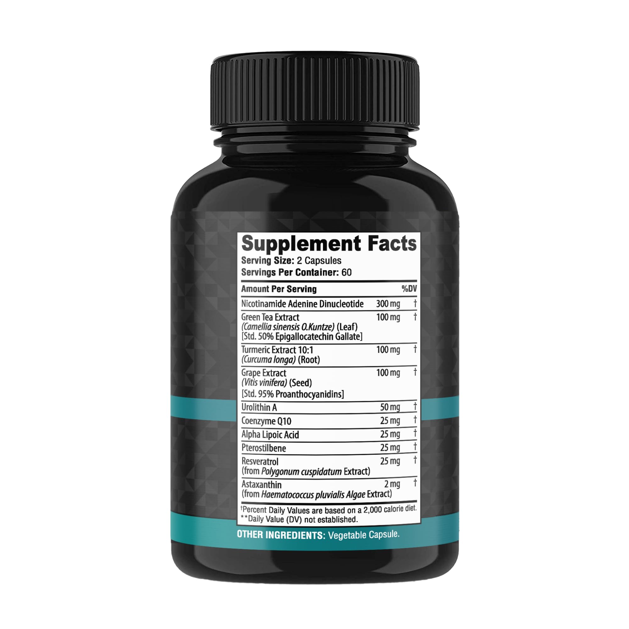 NAD+ Supplement Complex – NAD Supplement+ 300 mg with Astaxanthin, Urolithin A, Resveratrol, CoQ10 & Antioxidant Blend – Cellular Energy, Mitochondrial Support – 120 Count (Pack of 1) Vitabem buy supplements canada