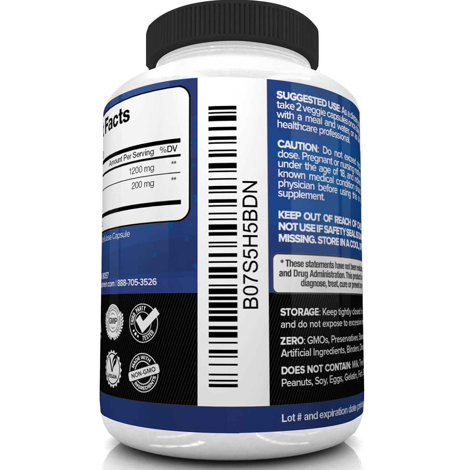 Nutrivein Premium Berberine HCL 1200mg Plus Organic Ceylon Cinnamon - 120 Capsules Nutrivein buy supplements canada