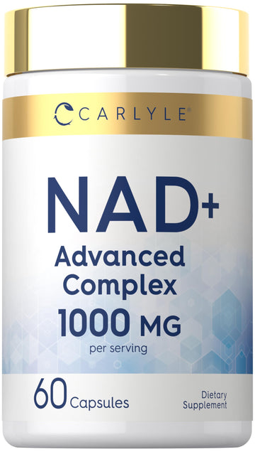Carlyle NAD+ Supplement 1000 mg | 60 Capsules | with Resveratrol and Collagen | Advanced Complex for Women and Men | Non-GMO & Gluten Free Carlyle buy supplements canada