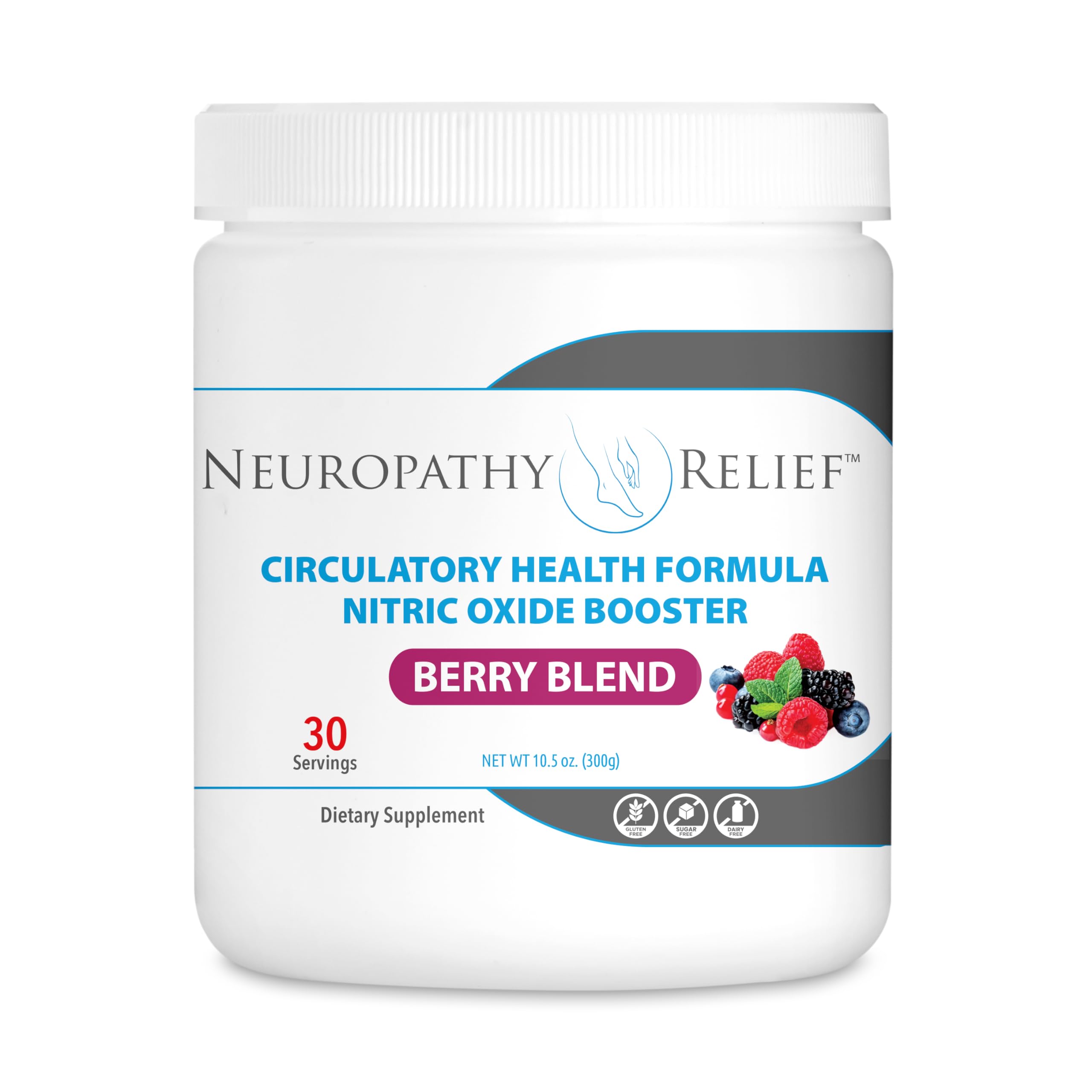 Neuropathy Relief - Circulatory Health Formula Nitric Oxide Booster - Berry Blend - L-Arginine Neuropathy Relief buy supplements canada