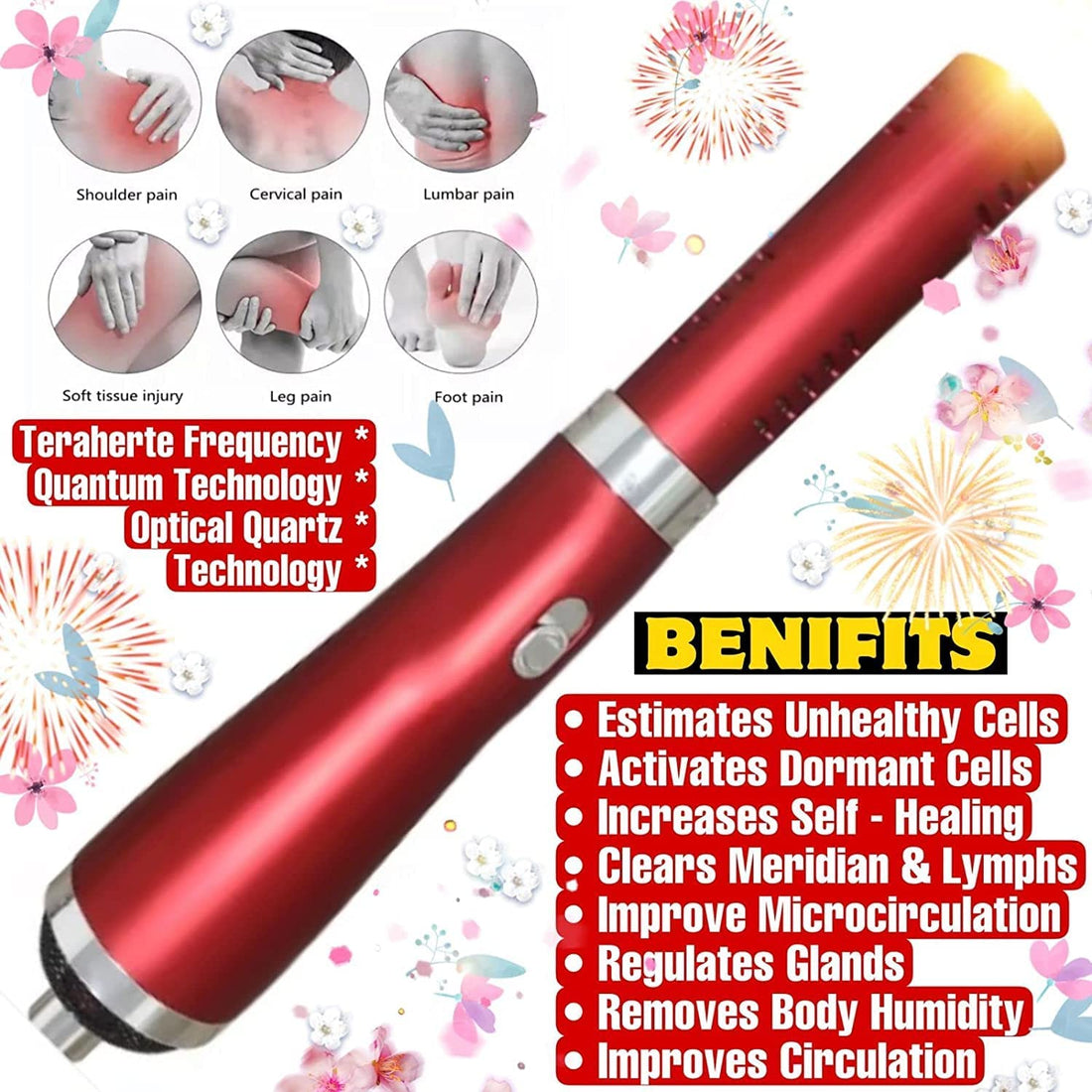 ACS MAT Electric Teracare Tera Heartz Healing Device iTeracare Device 3 in 1 Technology ACS MAT buy supplements canada