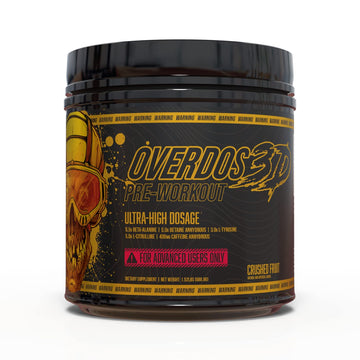 OVERDOS3D Pre-Workout Powder | Ultra-High Dosage | for Advanced Users ONLY Heath Secret buy supplements canada