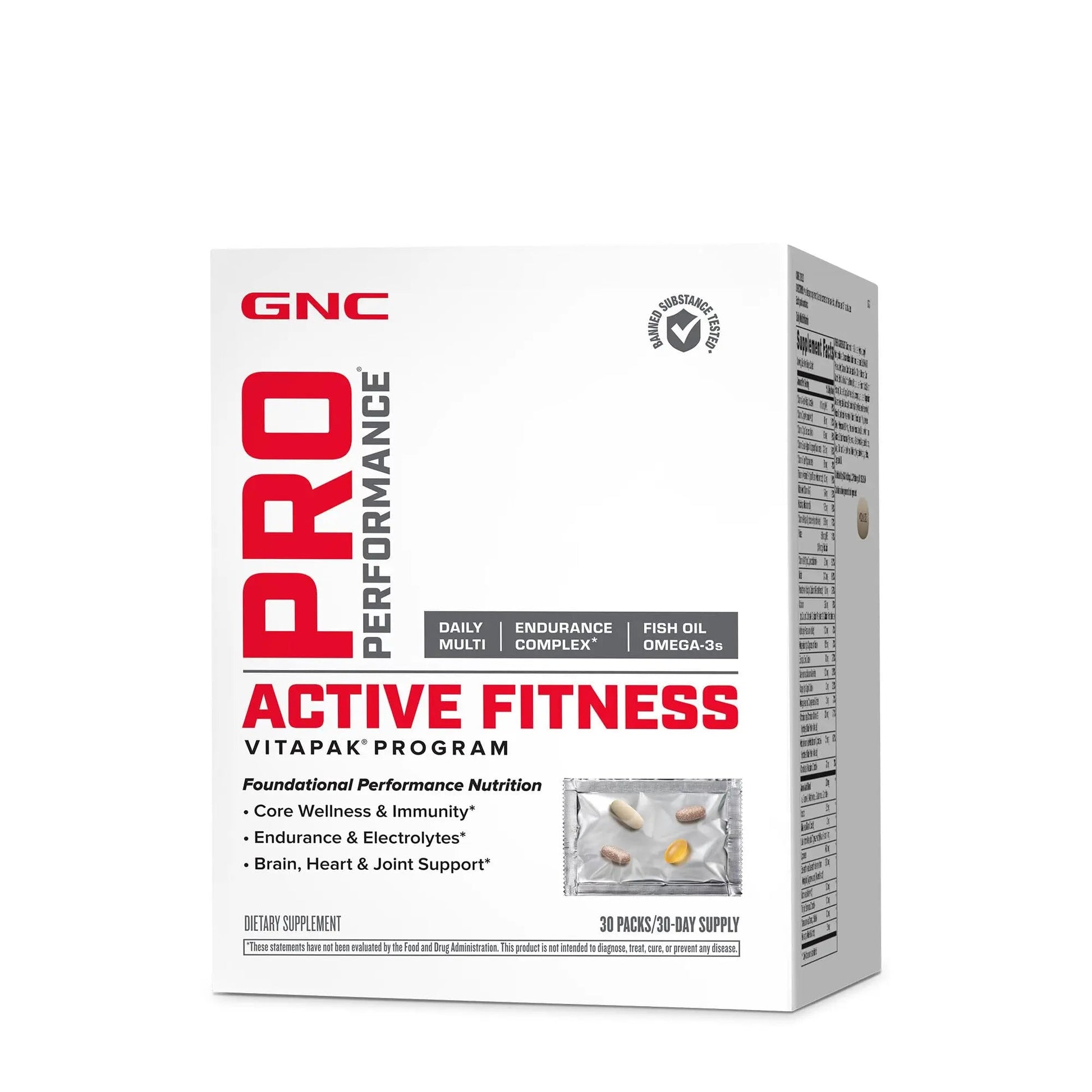 GNC Pro Performance Active Fitness Vitapak Program | 30 Servings GNC buy supplements canada