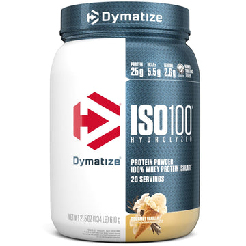 Dymatize ISO100 Hydrolyzed Protein Powder, 100% Whey Isolate , 25g of Protein, 5.5g Dymatize buy supplements canada