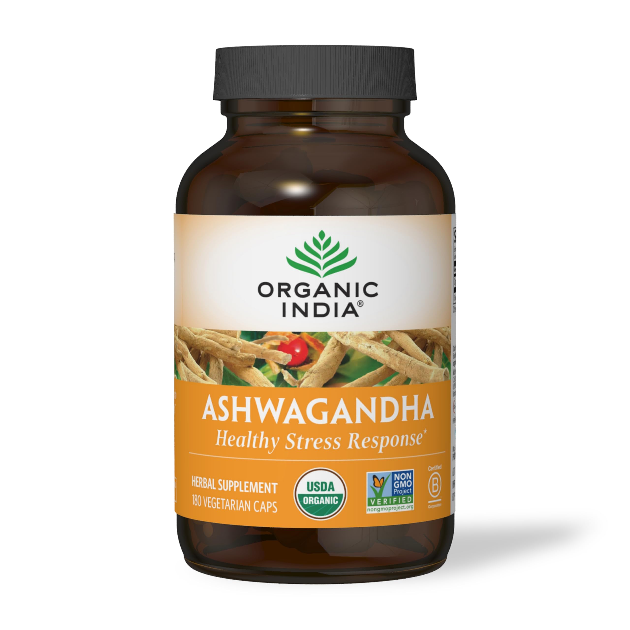 Organic India Ashwagandha Herbal Supplement - Stress Response Support, Vegan, Gluten Organic India buy supplements canada
