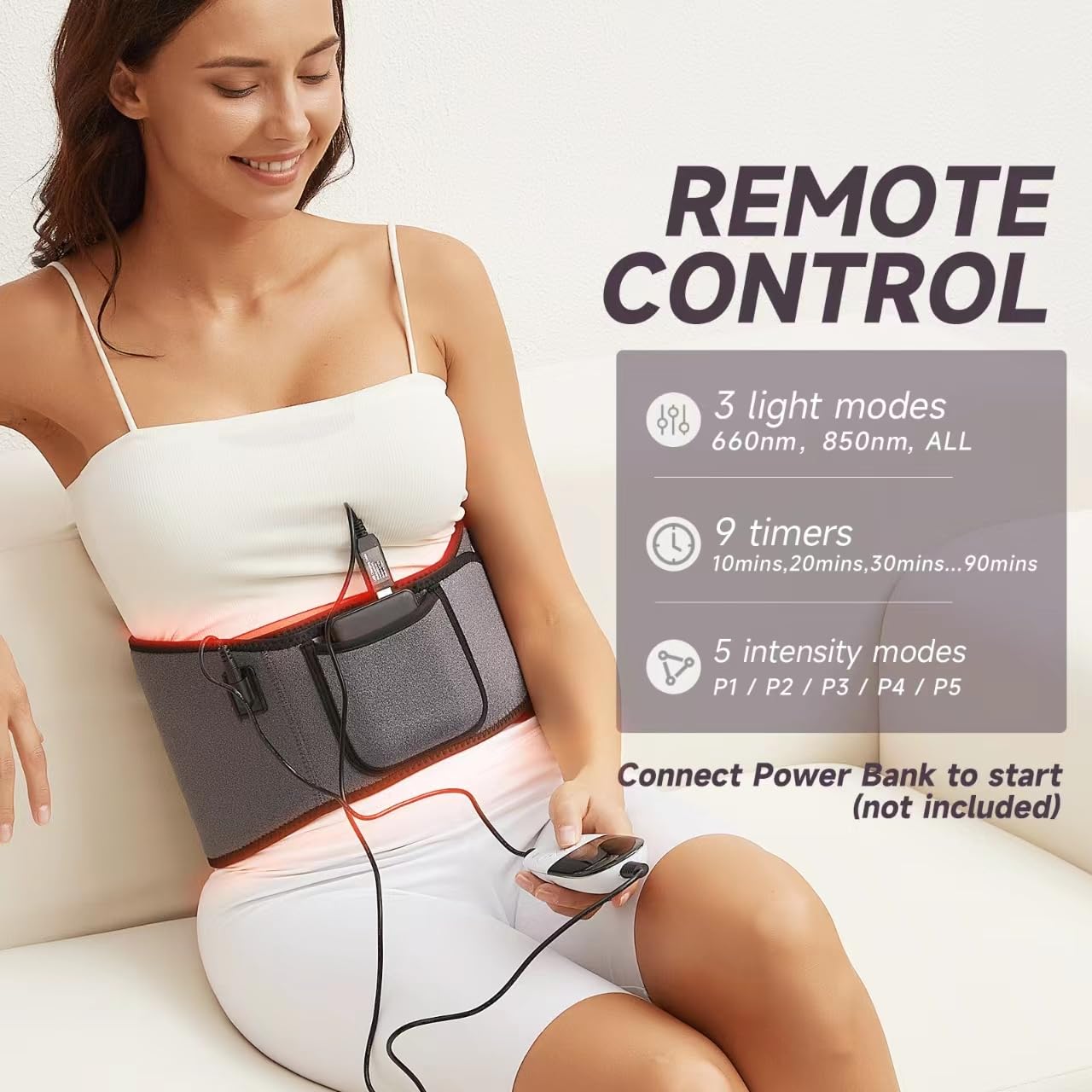 Headot Red Light Therapy Wrap Belt for Body, Men and Women Gift,100 LEDs,5Gears 9Timers HeaDot buy supplements canada