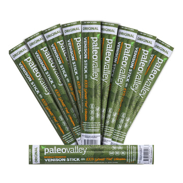 Paleovalley 100% Grass Fed Venison Sticks – 10 Pack – Keto-Friendly, High Protein, Low-Calorie Snack – Omega-3 Rich, Gluten-Free, Nitrate-Free, Naturally Flavored – Healthy On-the-Go Meat Snack Paleovalley buy supplements canada