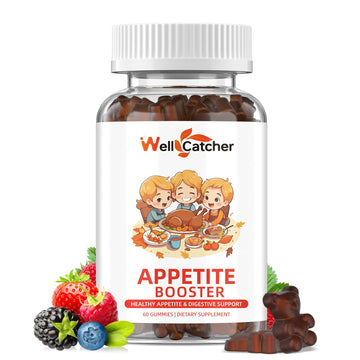 Appetite Booster Gummies for Kids Adults: Appetite Support Supplement with Bromelain Hawthorn Zinc Vitamin B12 for Healthy Digestive & Nutritional Balance, Sugar Free Mixed Fruit Flavor Vegan 30 Days Wellcatcher buy supplements canada