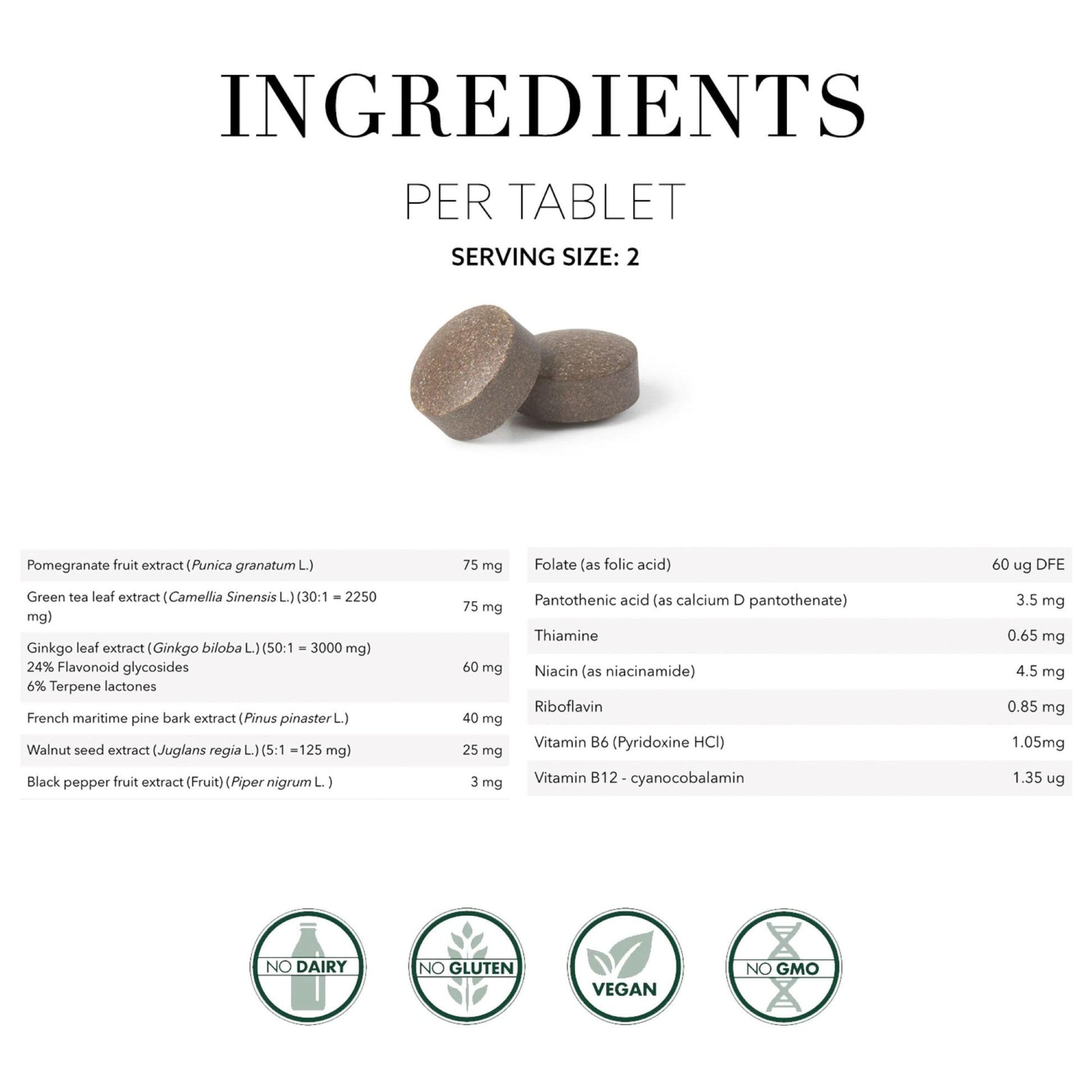 New Nordic Clear Brain Tablets, Supports Normal Cognitive Health and Memory, with Green Tea and Walnut, Swedish Made, 60 Count (Pack of 1) NEW NORDIC buy supplements canada
