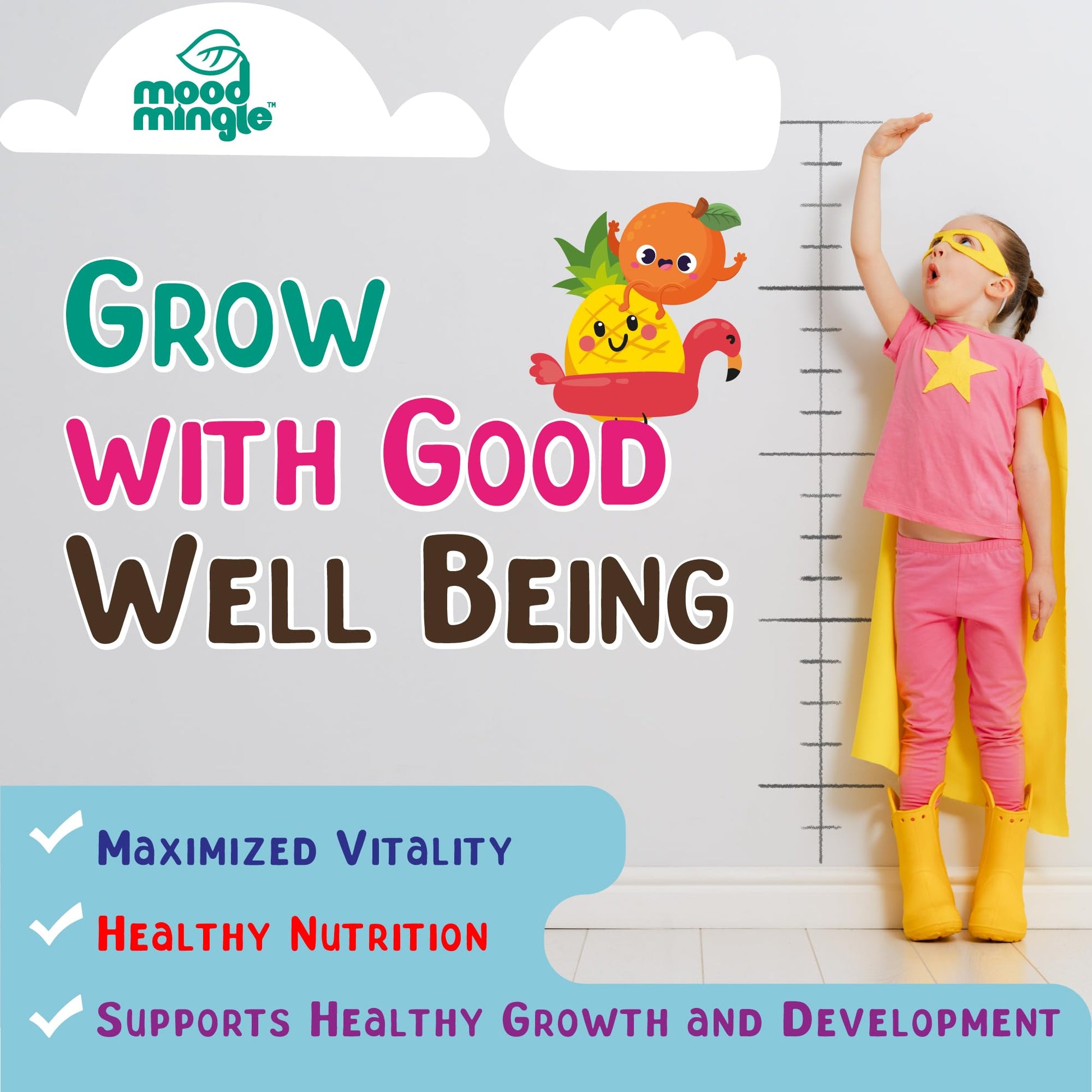Height Growth Gummies Supplement - Kids Teens Height Increaser Maximizer Grow Taller Vitamins Mood Mingle buy supplements canada