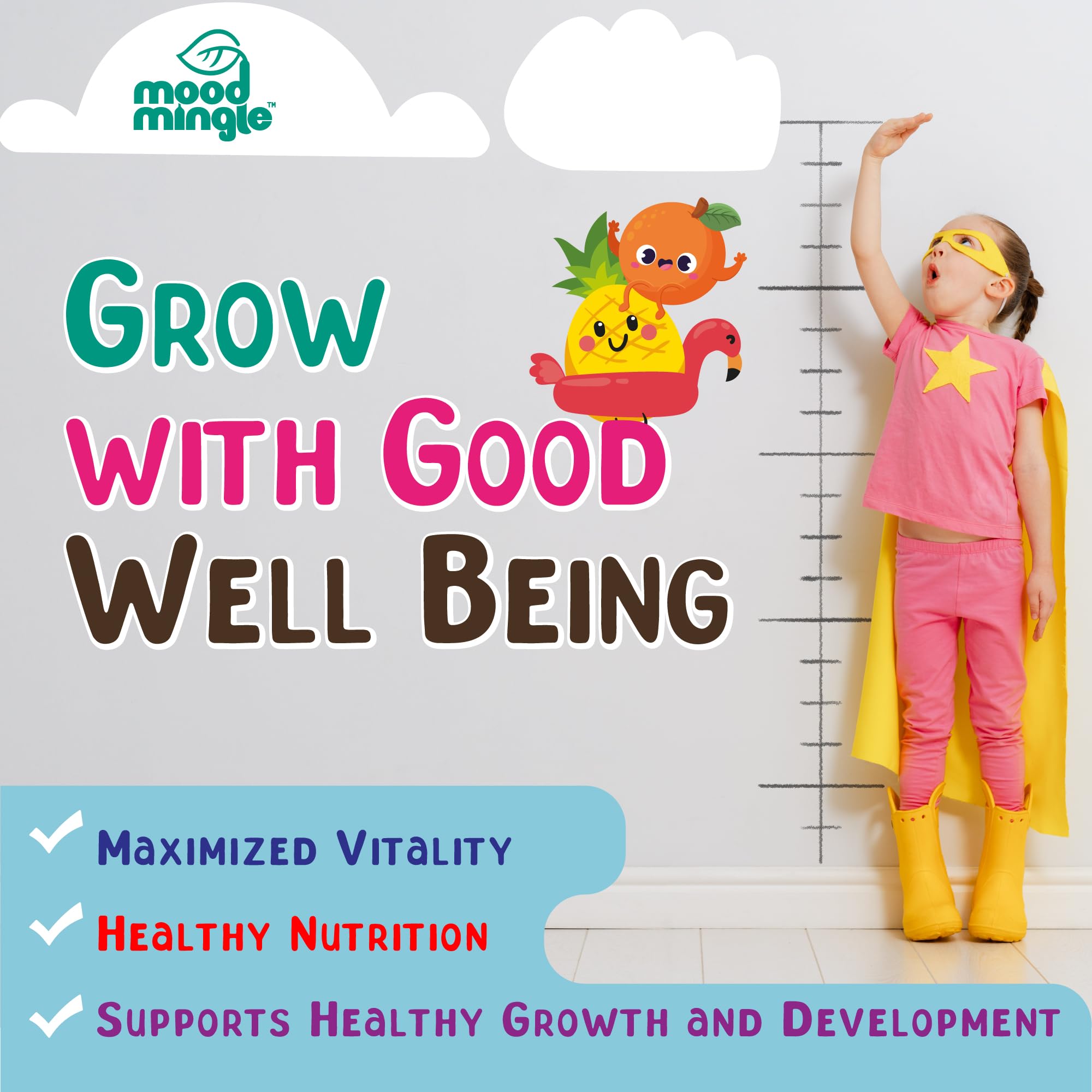 Height Growth Gummies Supplement - Kids Teens Height Increaser Maximizer Grow Taller Vitamins Mood Mingle buy supplements canada