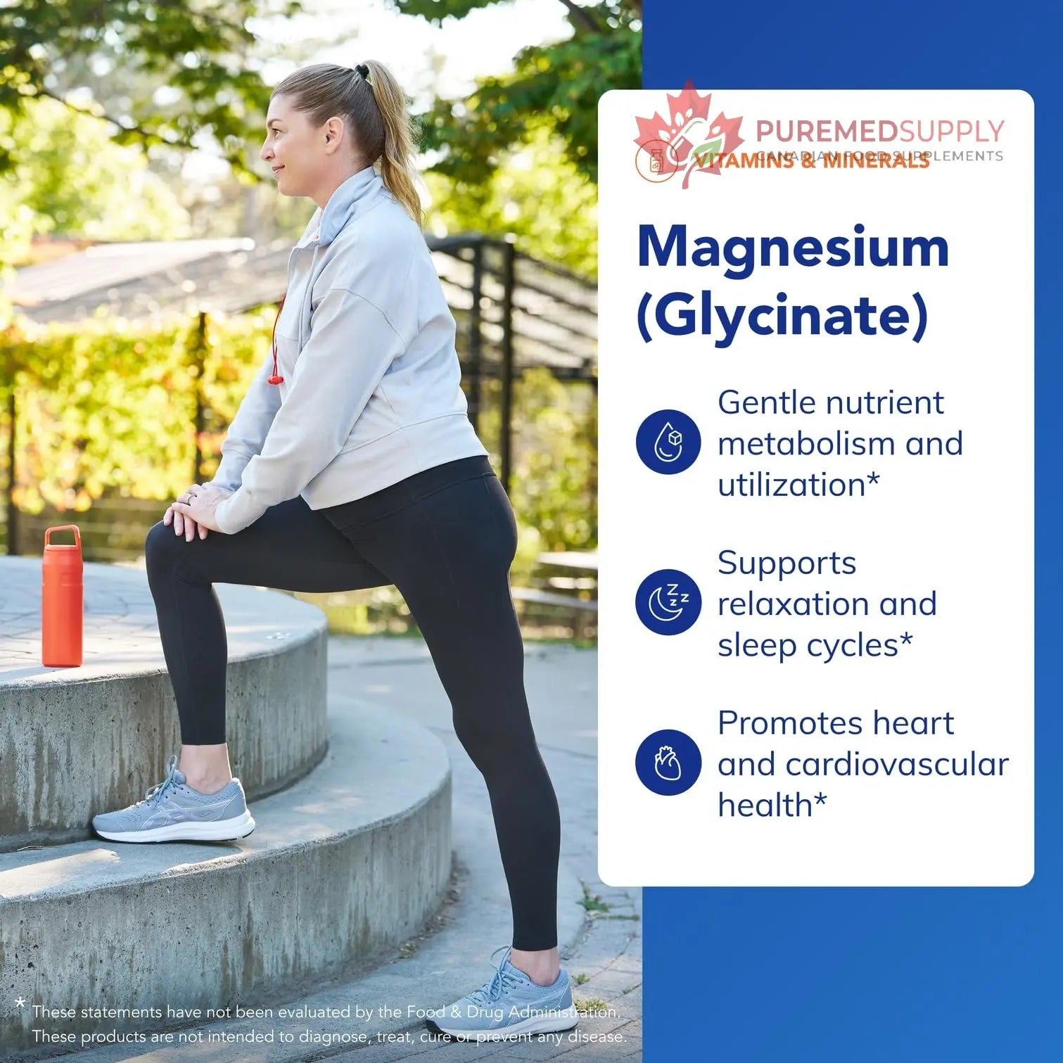 Pure Encapsulations Magnesium (Glycinate) - Supplement to Support Stress Relief, Sleep, Heart Health, Nerves, Muscles, and Metabolism* - with Magnesium Glycinate - 180 Capsules Pure Encapsulations buy supplements canada