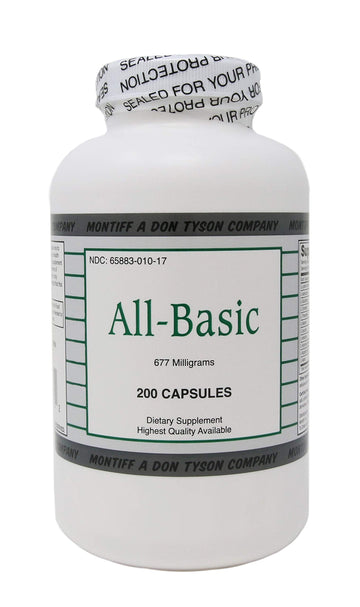 All Basic 677 mg 200 Capsules Montiff buy supplements canada