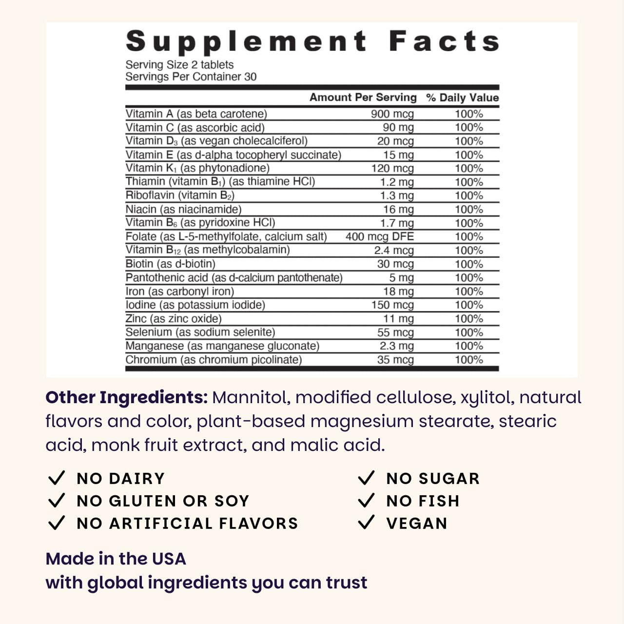 EZ Melts Multivitamin + Iron - Daily Multivitamin for Women & Men - Supports Healthy Energy Levels & Antioxidant Protection - Non-GMO & Vegan - Tropical Cherry EZ Melts buy supplements canada