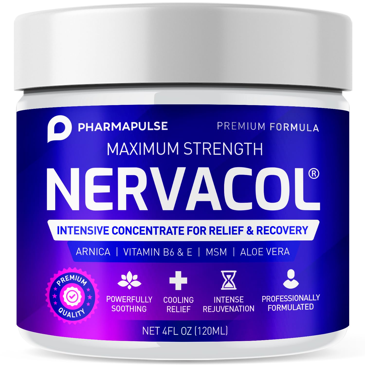 Pharmapulse Neuropathy Nerve Therapy & Relief Cream - Maximum Strength Relief Cream for Foot, Hands, Legs, Toes Includes Alpha Lipoic Acid, Arnica, Vitamin B6, Aloe Vera, MSM - Effective Soothing 4oz Pharmapulse buy supplements canada