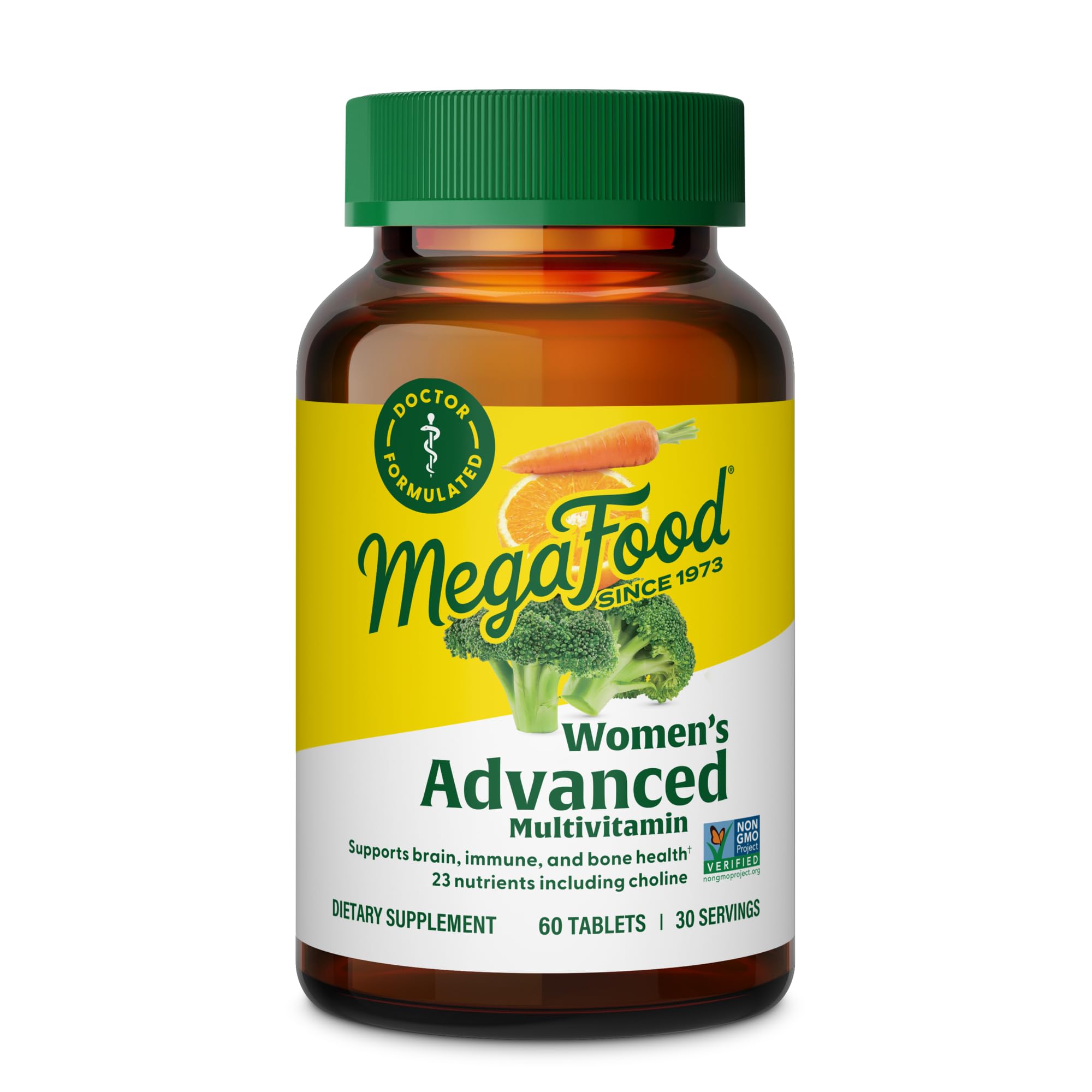 MegaFood Women's Advanced Multivitamin for Women - Doctor-Formulated With Iron, Choline, Vitamin D, Vitamin C & Zinc - Brain Health MegaFood buy supplements canada