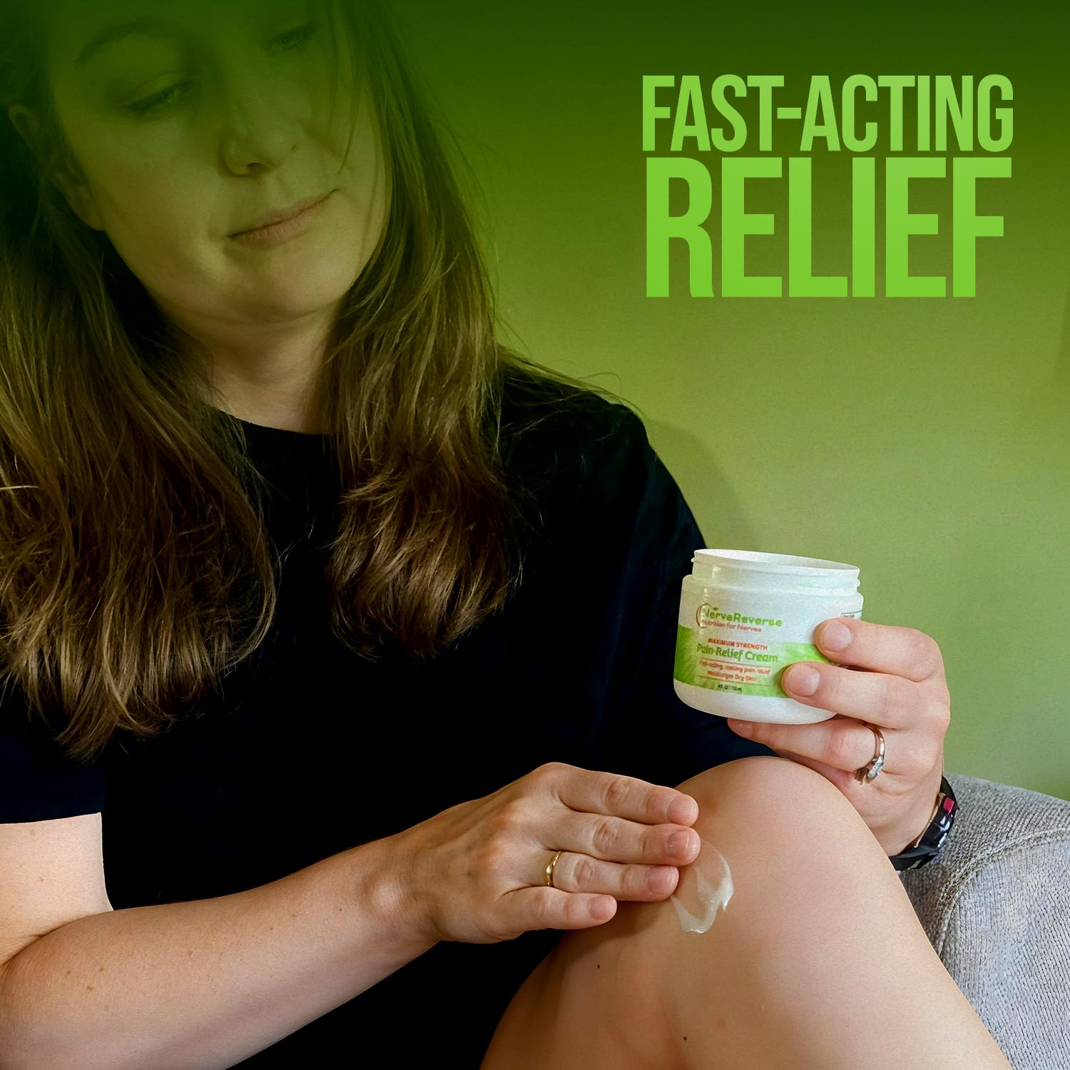 NerveReverse - Neuropathy Pain Relief Cream for feet, Hands, Legs Toes. Large 4 OZ. JAR. Fast-Acting, Maximum Strength Cream with 4% Menthol, MSM, L-Carnitine, L-Arginine, Vitamin E, Vitamin B6 NERVEREVERSE NUTRITION FOR NERVES buy supplements canada