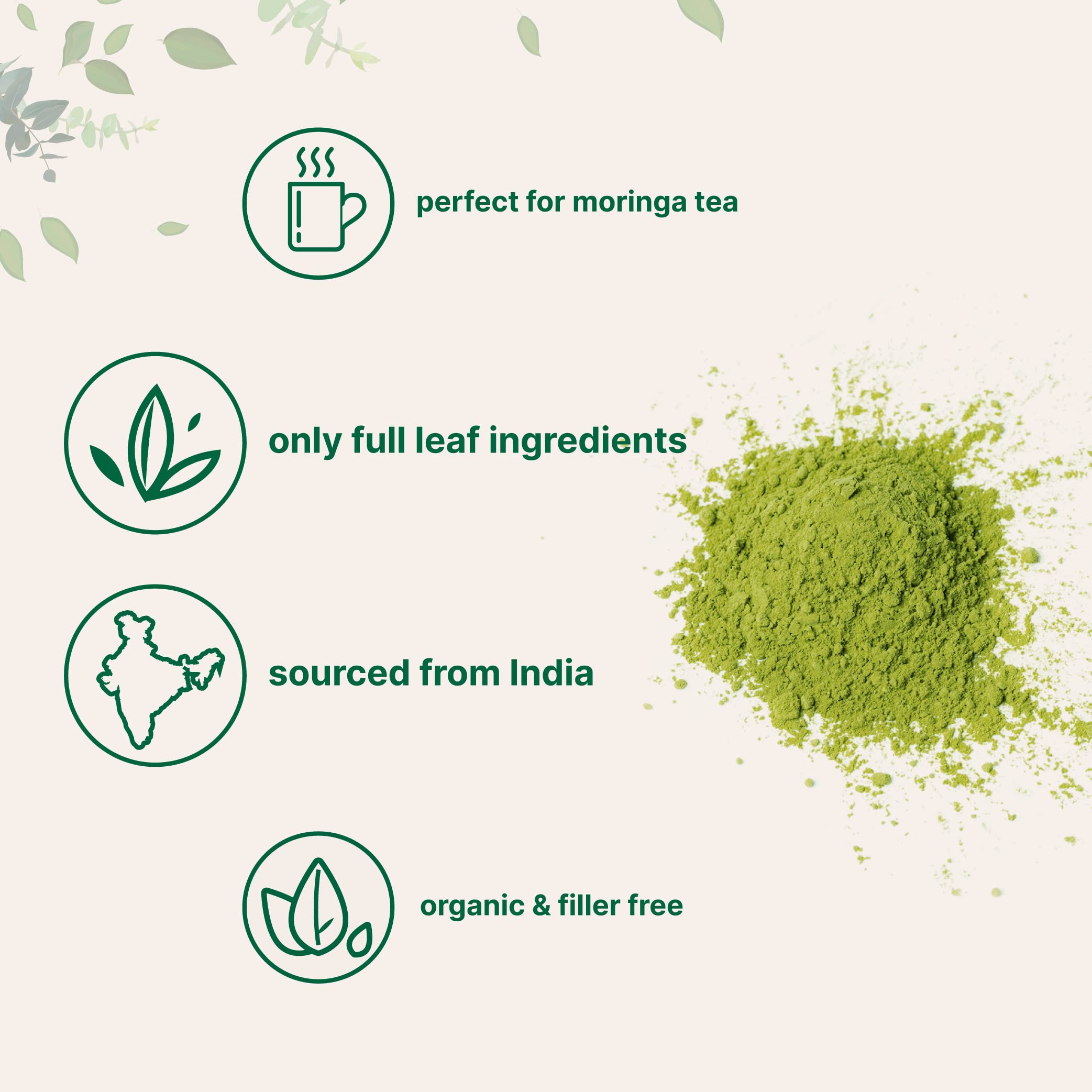 Organic Moringa Oleifera Leaf Powder for Hair, 2 Pounds, Rich in Antioxidants and Immune Micro Ingredients buy supplements canada