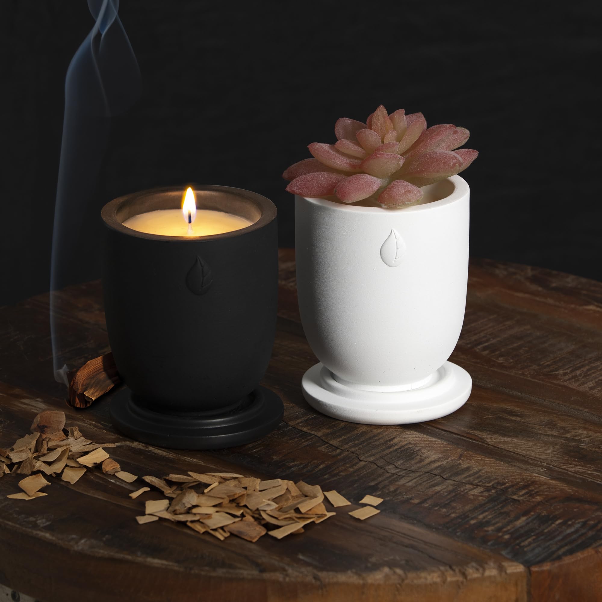CandlePlanter Concrete Cement Candle Planter - Candles for Home Scented, Soy Candles CANDLEPLANTER buy supplements canada