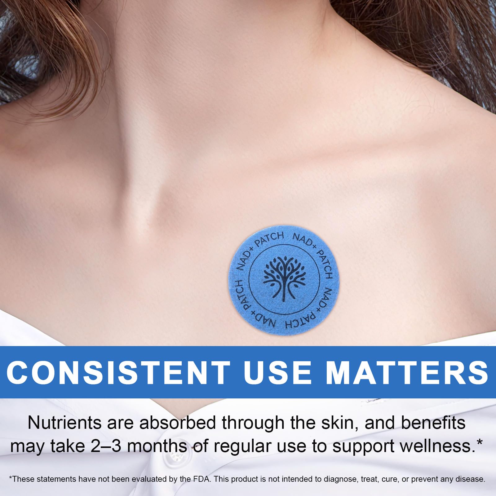 NAD Patches for Women & Men,One-Stop Solution for Skin and Wellness Support | NMNH, Resveratrol, Hyaluronic Acid, Vitamin C, & Coq10 l Premium 8-Hour Time-Release Patch for Enhanced Absorption MAYPJHEH buy supplements canada