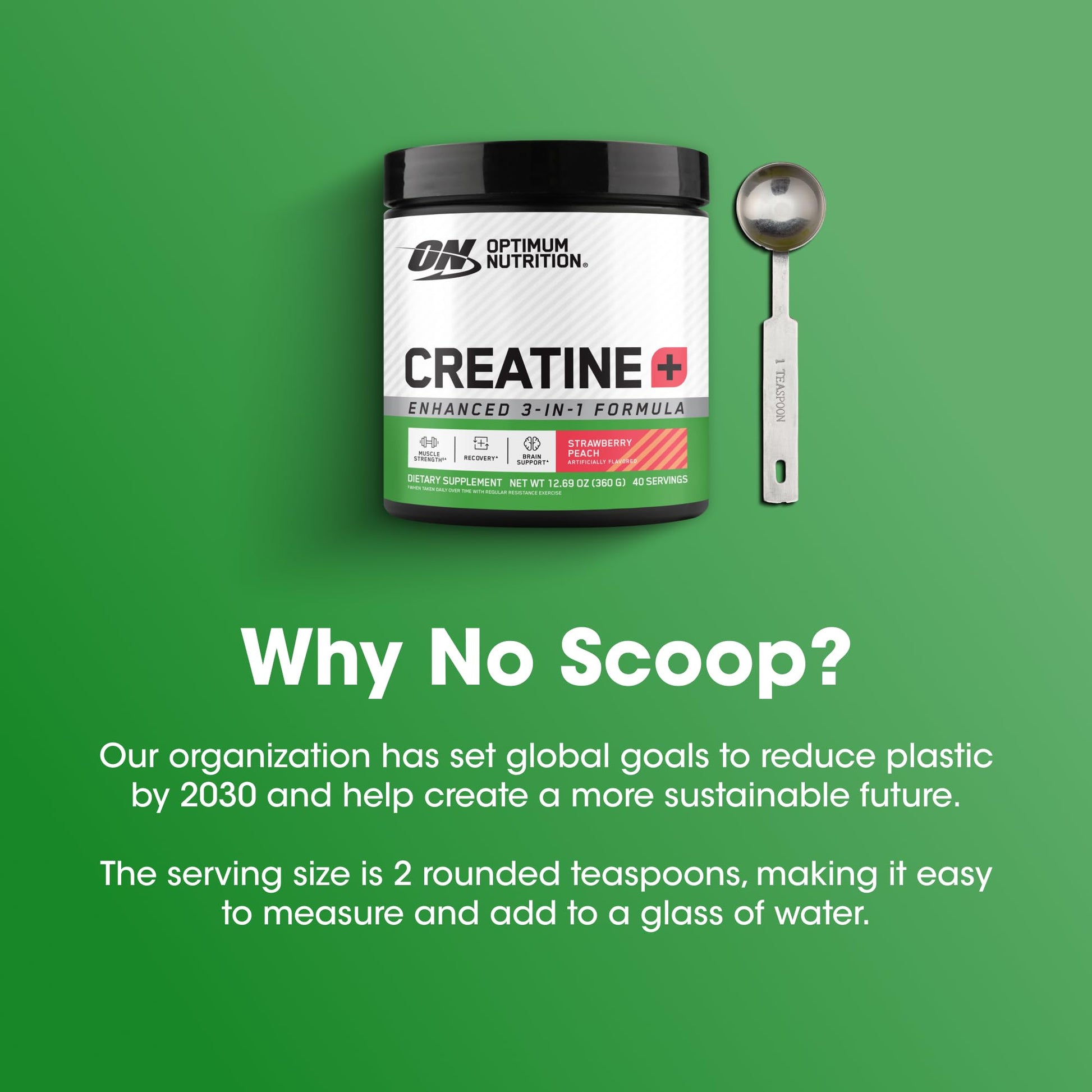Optimum Nutrition Creatine Monohydrate Plus Powder, Strawberry Peach Flavored Creatine Performance Blend, with Electrolytes for Hydration, Added Vitamins Optimum Nutrition buy supplements canada