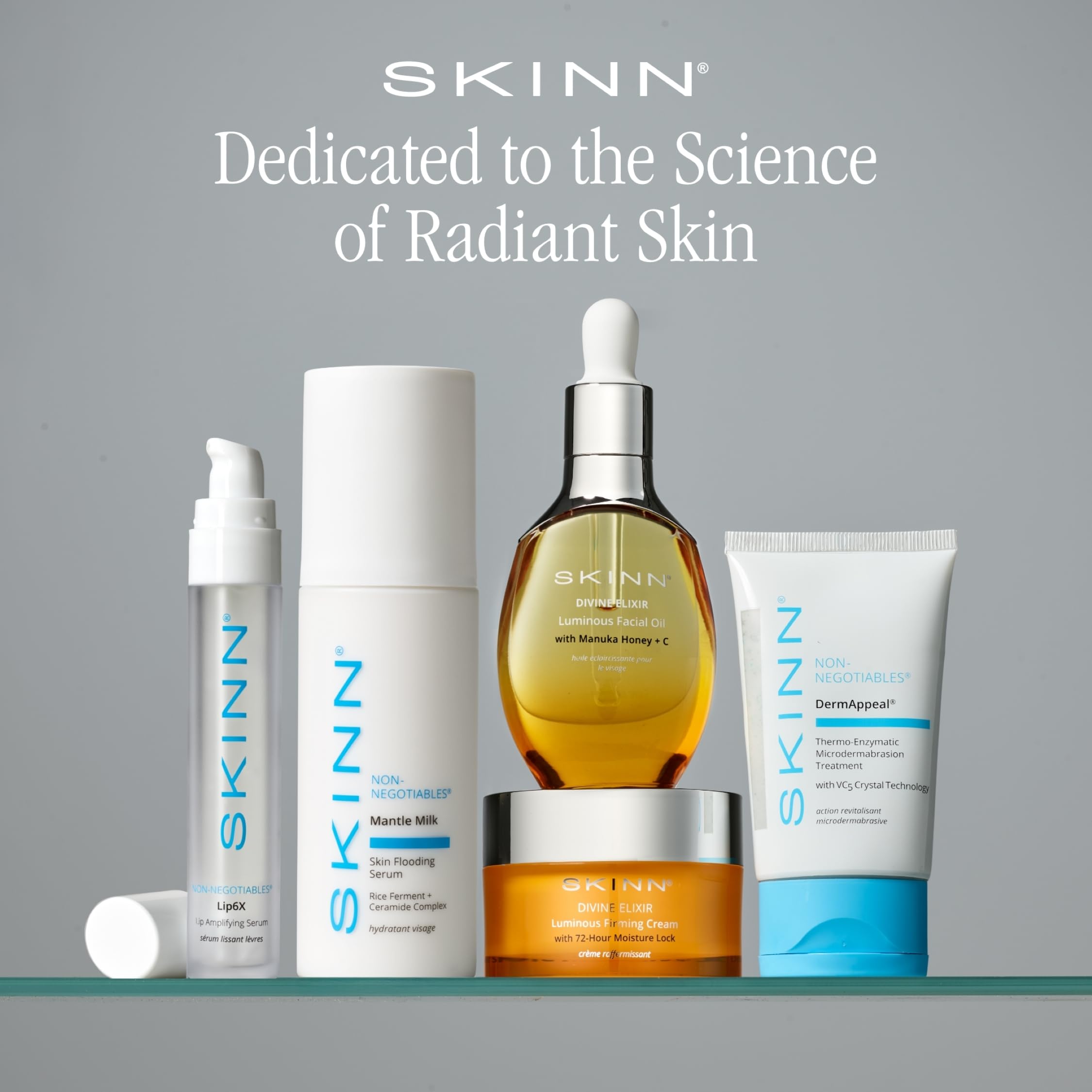 SKINN Lip Amplifying Serum, Lip6X with Peptides - Deep Moisturizing Serum Plumps, Hydrates & Smooths Lips & Boosts Collagen Production - Lip Care Products for Women SKINN buy supplements canada