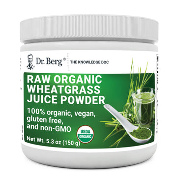 Dr. Berg's Wheatgrass Superfood Powder - Raw Juice Organic Ultra-Concentrated Rich Dr. Berg Nutritionals buy supplements canada