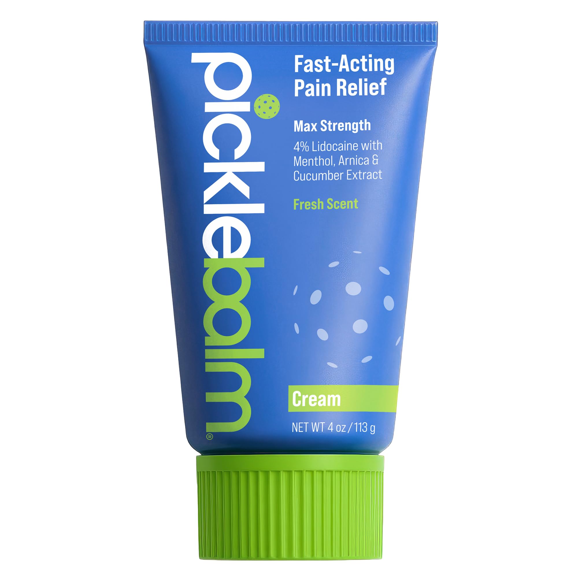 PickleBalm Pickleball Post-Game Muscle Pain Relief Cream with 4% Lidocaine, Arnica, Menthol, Cucumber Seed Extract for Shoulders, Knees, Wrists, and More, 4oz Cream PickleBalm buy supplements canada