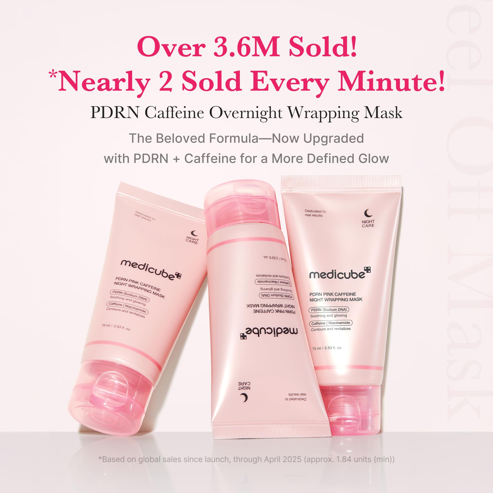 medicube Wrapping Mask PDRN Caffeine Overnight Peel Off Facial Mask | Firming, Depuffing & Hydration | Caffeine, Collagen For Refined, Glass Skin & Face Contour Support | Korean Skin Care, 2.53 fl.oz medicube buy supplements canada