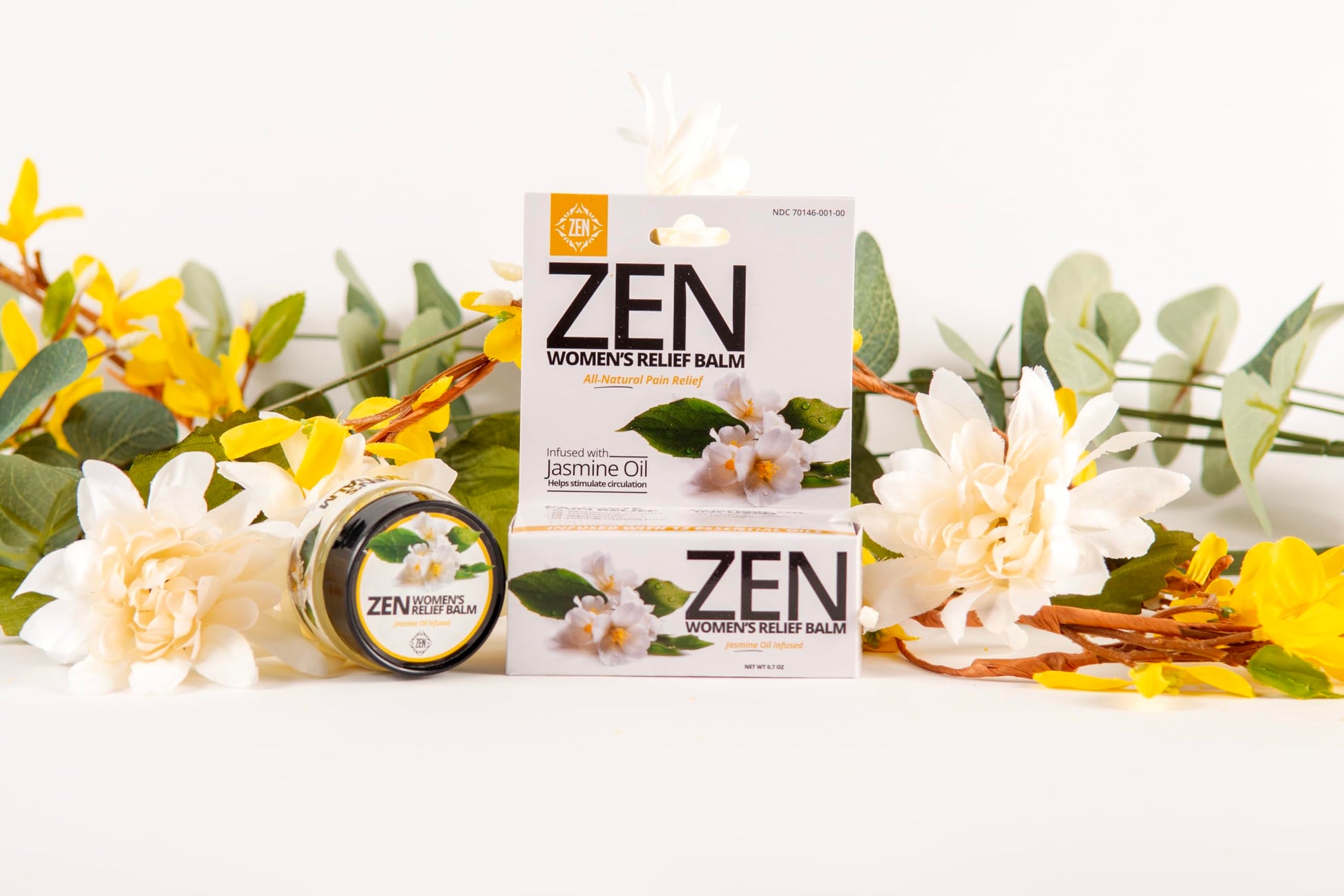ZEN Women’s Relief Balm – Plant-Based Topical Balm Infused with Jasmine Oil – Cooling Botanical Blend – 0.7 oz – #TrustedByLegends ZEN buy supplements canada