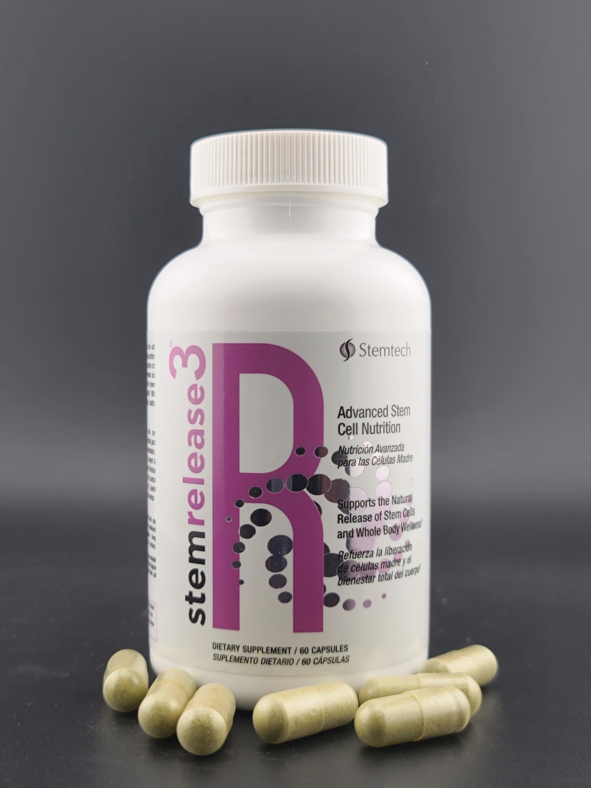 Stemtech Stemrelease3 Cutting-Edge Stem Cell Nutrition for Natural Renewal and Youthful Vitality, Exclusive Blend for Enhanced Telomere Health, 60 Capsules StemTech buy supplements canada
