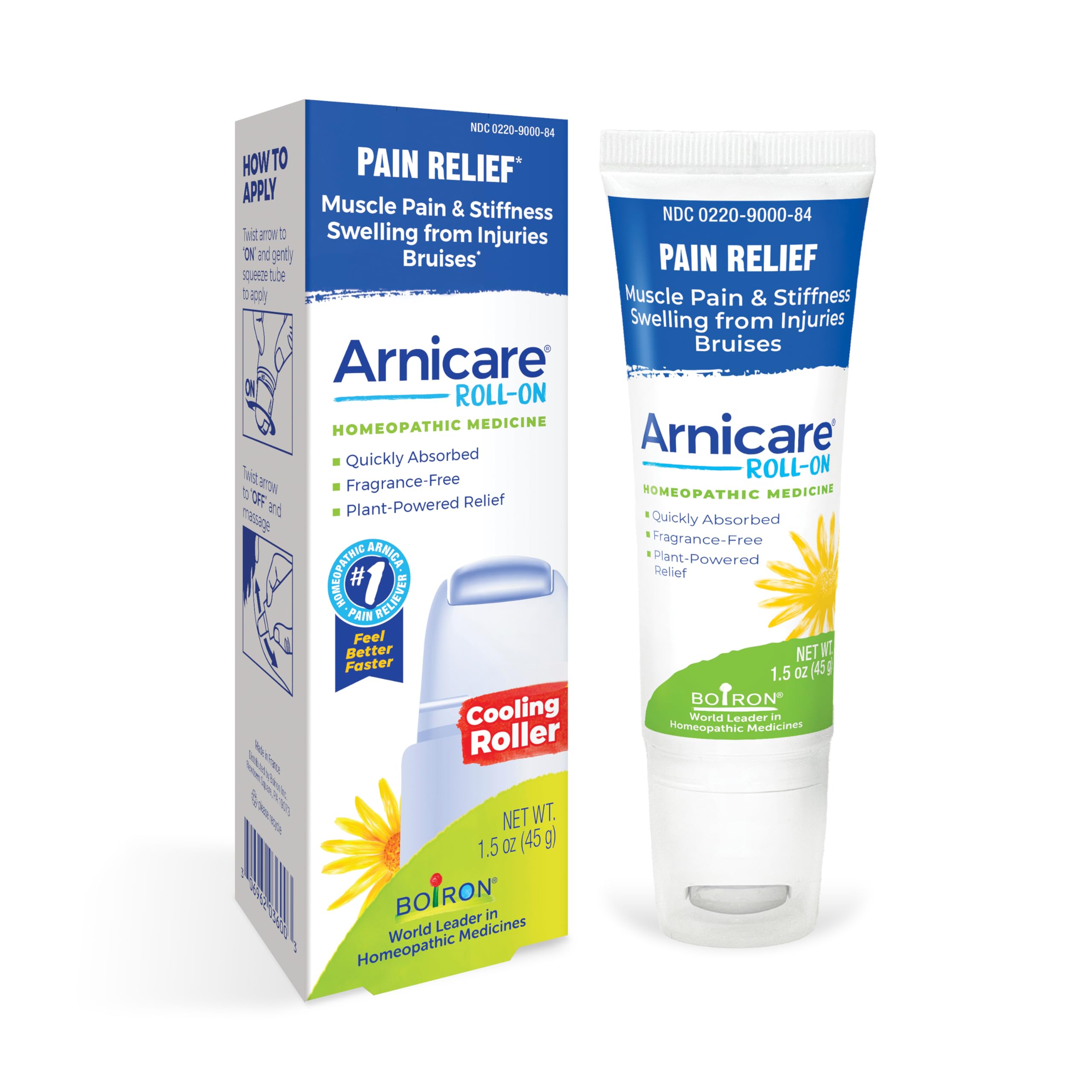 Boiron Arnicare Roll-On for Relief of Joint Pain, Muscle Pain, Muscle Soreness, and Swelling from Bruises or Injury - Cooling Metal Roller and Fragrance-Free - 1.5 oz Boiron buy supplements canada