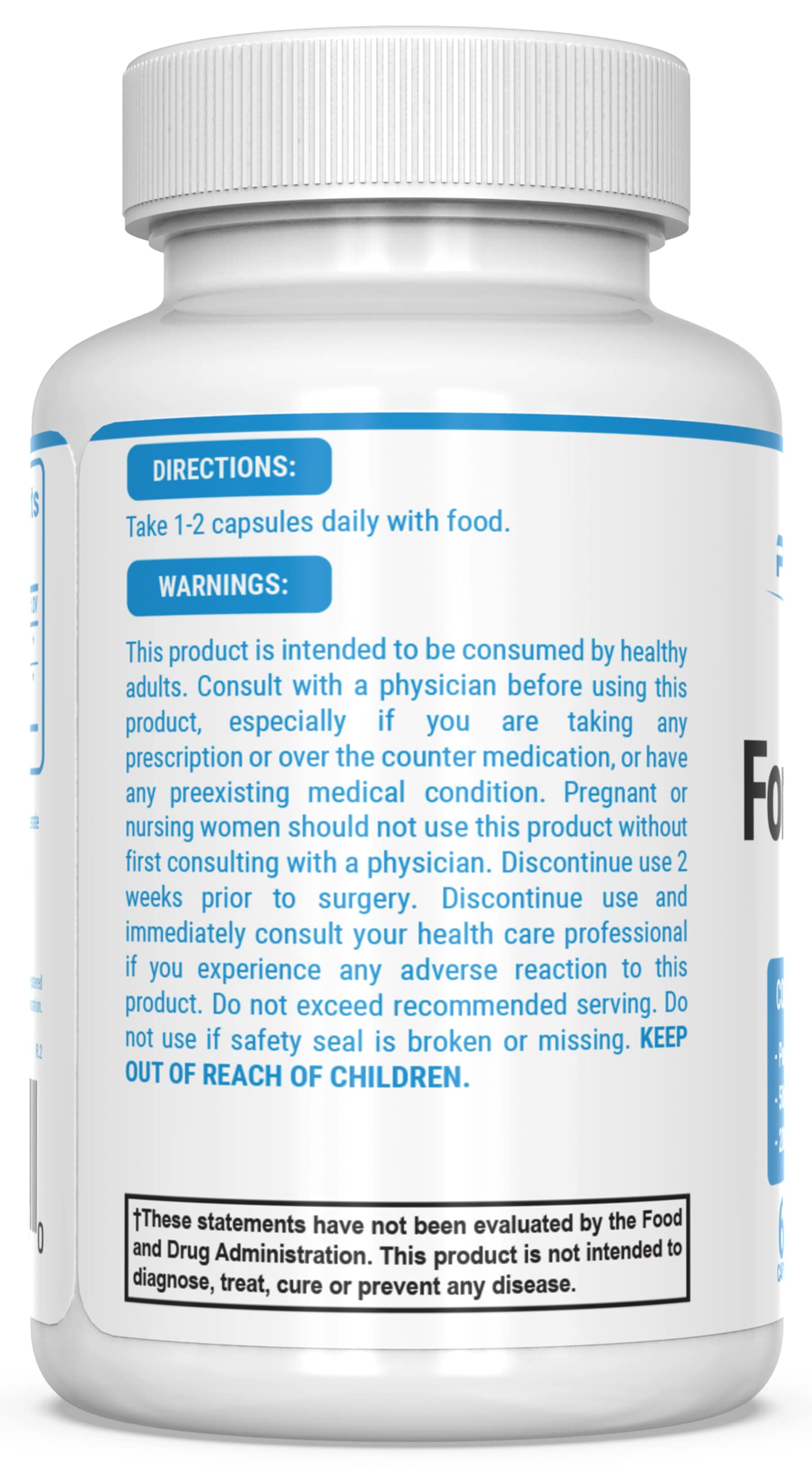 PEScience Forskolin-95+ Capsules, 95% Pure Forskolin from Coleus Forskohlii Extract with Hemerocallis Fulva Extract, Patented ForsLean, 50mg, 60 Count PEScience buy supplements canada