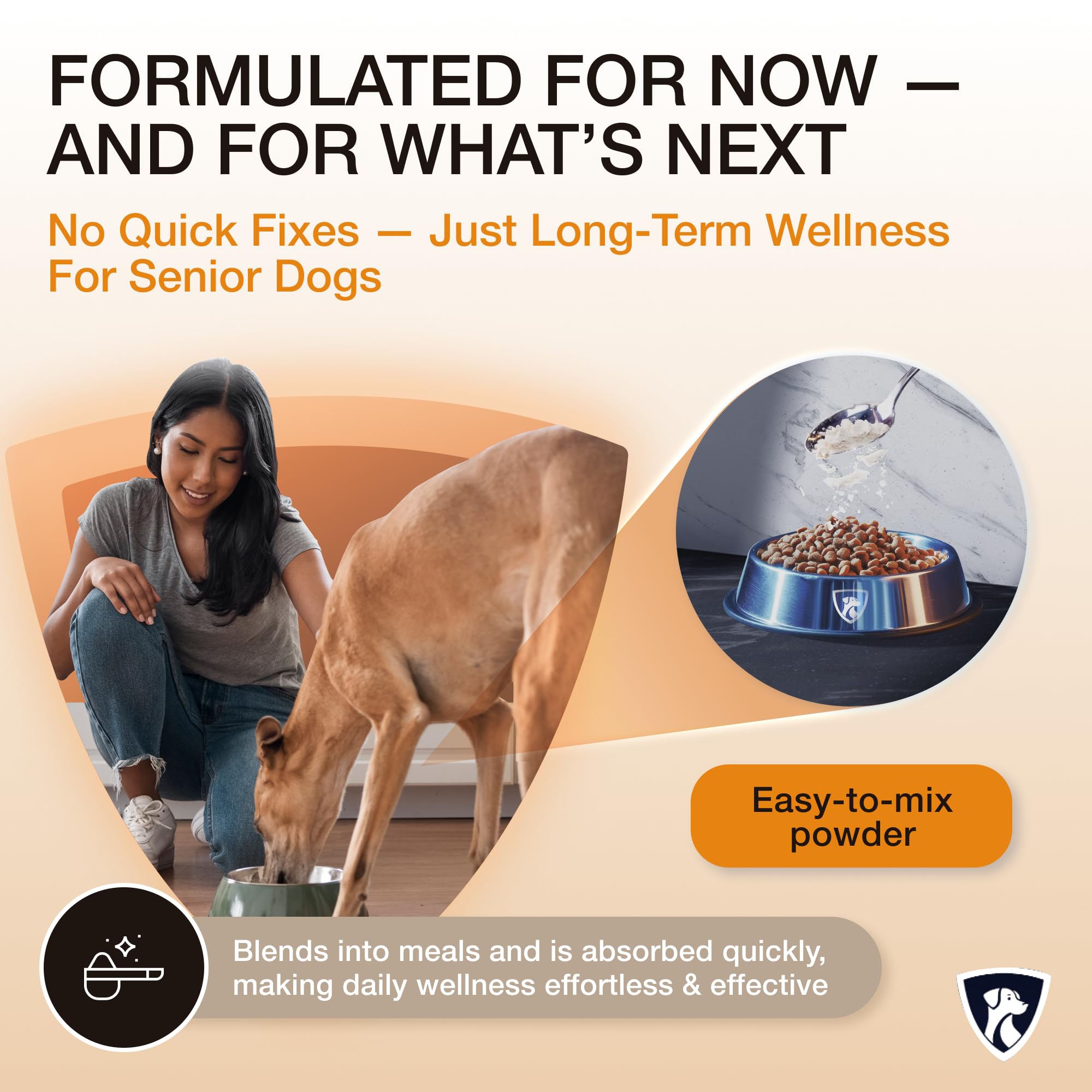 NutraRegen Select Senior Dog Joint Supplement 45 Scoops | Natural Glucosamine Chondroitin for Dogs with Collagen | Hip and Joint Powder | 7.7 Oz NutraRegen buy supplements canada