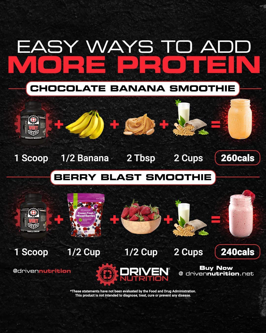 Driven WHEY- Grass Fed Whey Protein Powder: Delicious, Clean Protein Shake Driven Nutrition buy supplements canada
