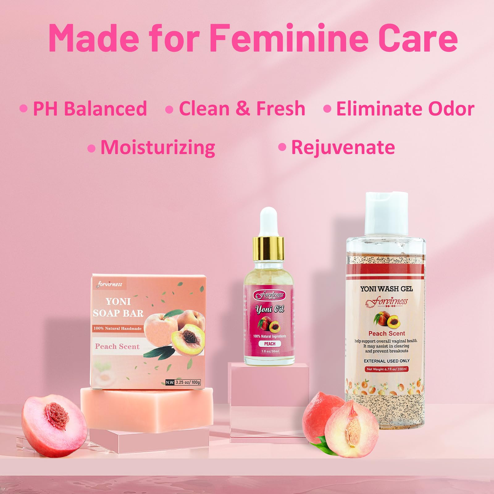 Yoni Wash Yoni Oil Yoni Bar Soap for Women ph Balance, Feminine Wash for Women Remove Odor forvirness buy supplements canada