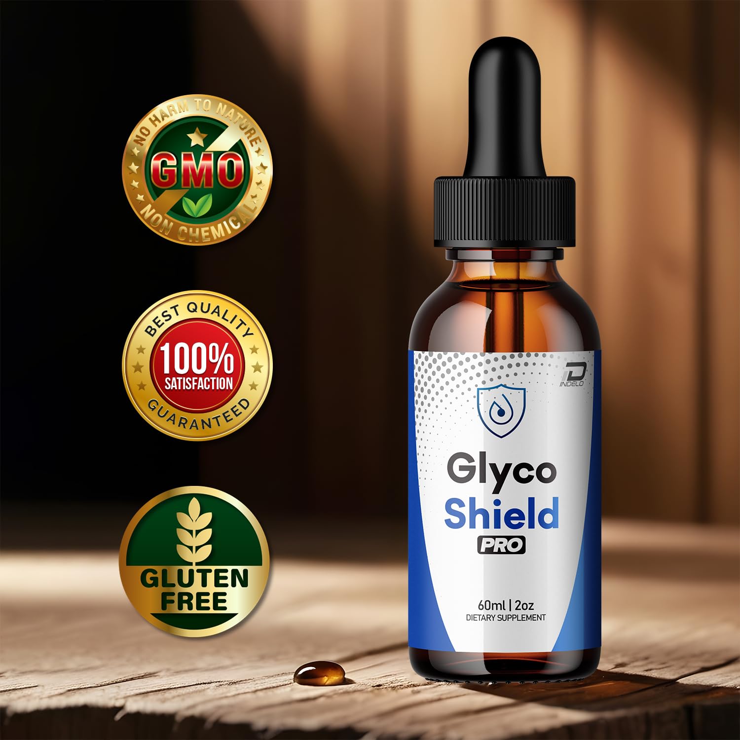 Indelo Glyco Shield Pro Healthy Formula – GlycoShield Pro All Natural Healthy Levels - Extra Strength Liquid, GlycoShieldPro Reviews (3 Pack – 3 Month Supply) Indelo buy supplements canada