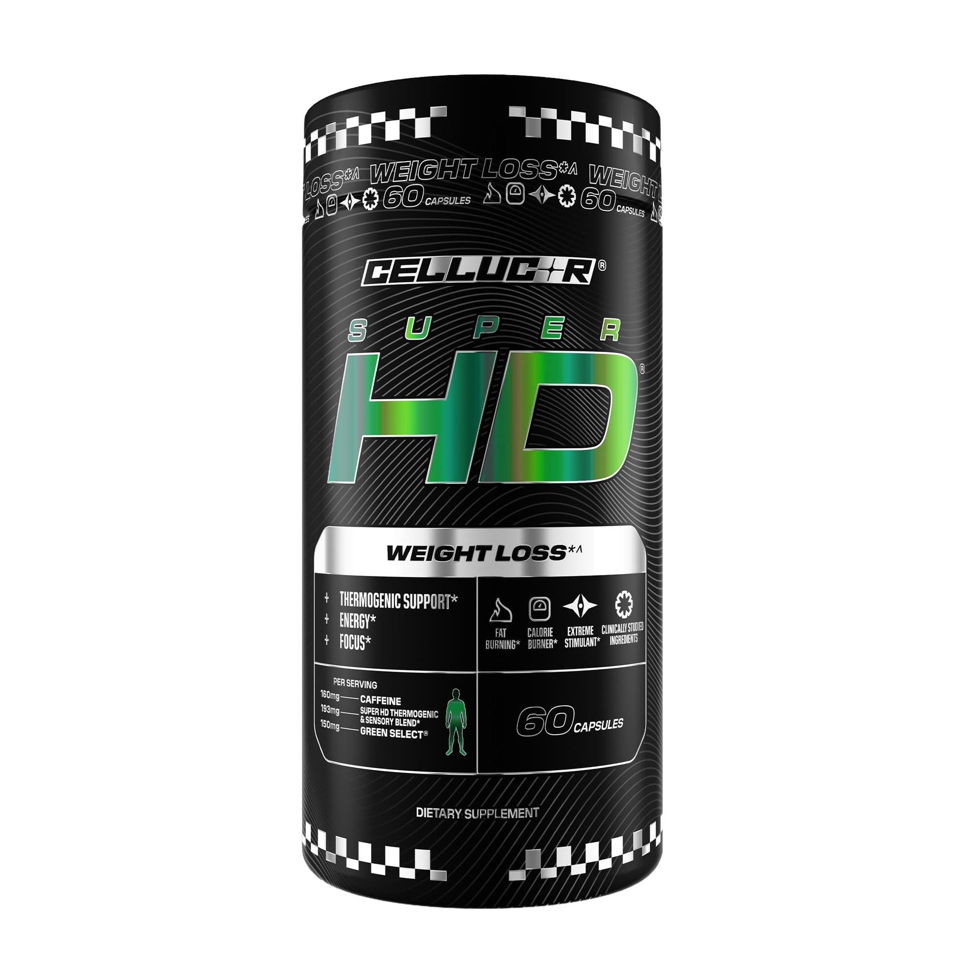 Cellucor SuperHD Thermogenic Fat Burner Weight Loss Supplement, Appetite Suppressant, & Energy Booster Capsimax, Green Tea Extract, 160mg Caffeine Cellucor buy supplements canada