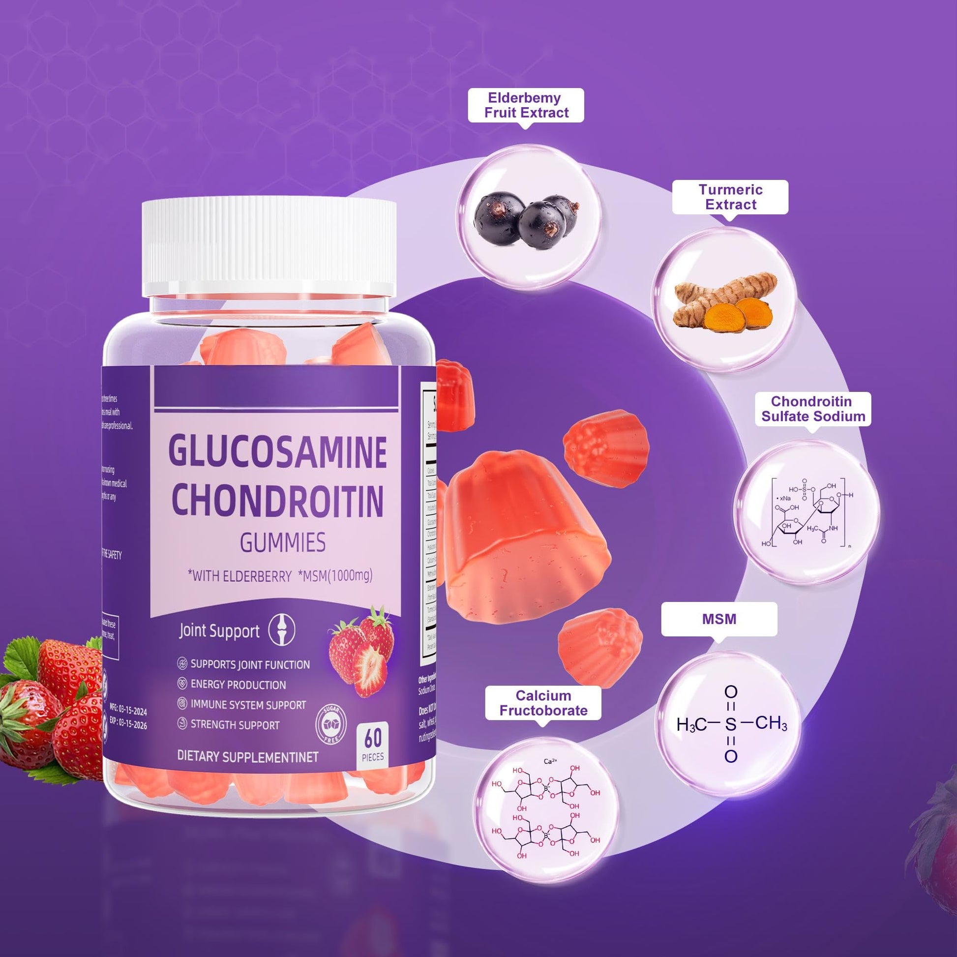 Dianww Feminine Balance Gummies, Premium Balance Supplement for Women PH Health, Immune Support, Energy Support, Vegan, Gluten-Free, Strawberry Flavor, 60 Gummies, 30 Servings 1 Pack Dianww buy supplements canada
