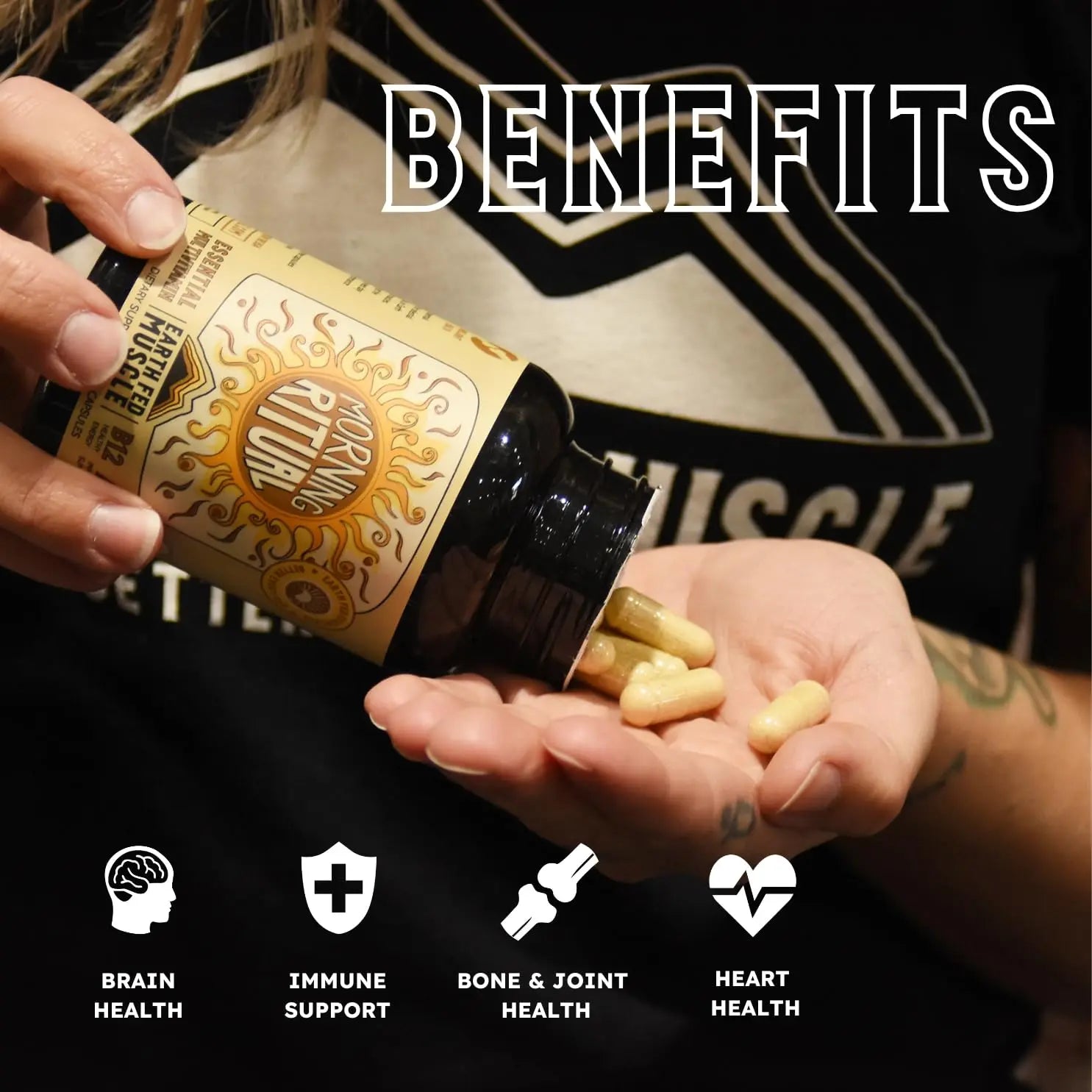 Earth Fed Muscle Morning Ritual Multivitamin for Women Supports General Health & Wellness - Multivitamin with Iron for Immune & Heart Support Earth Fed Muscle buy supplements canada
