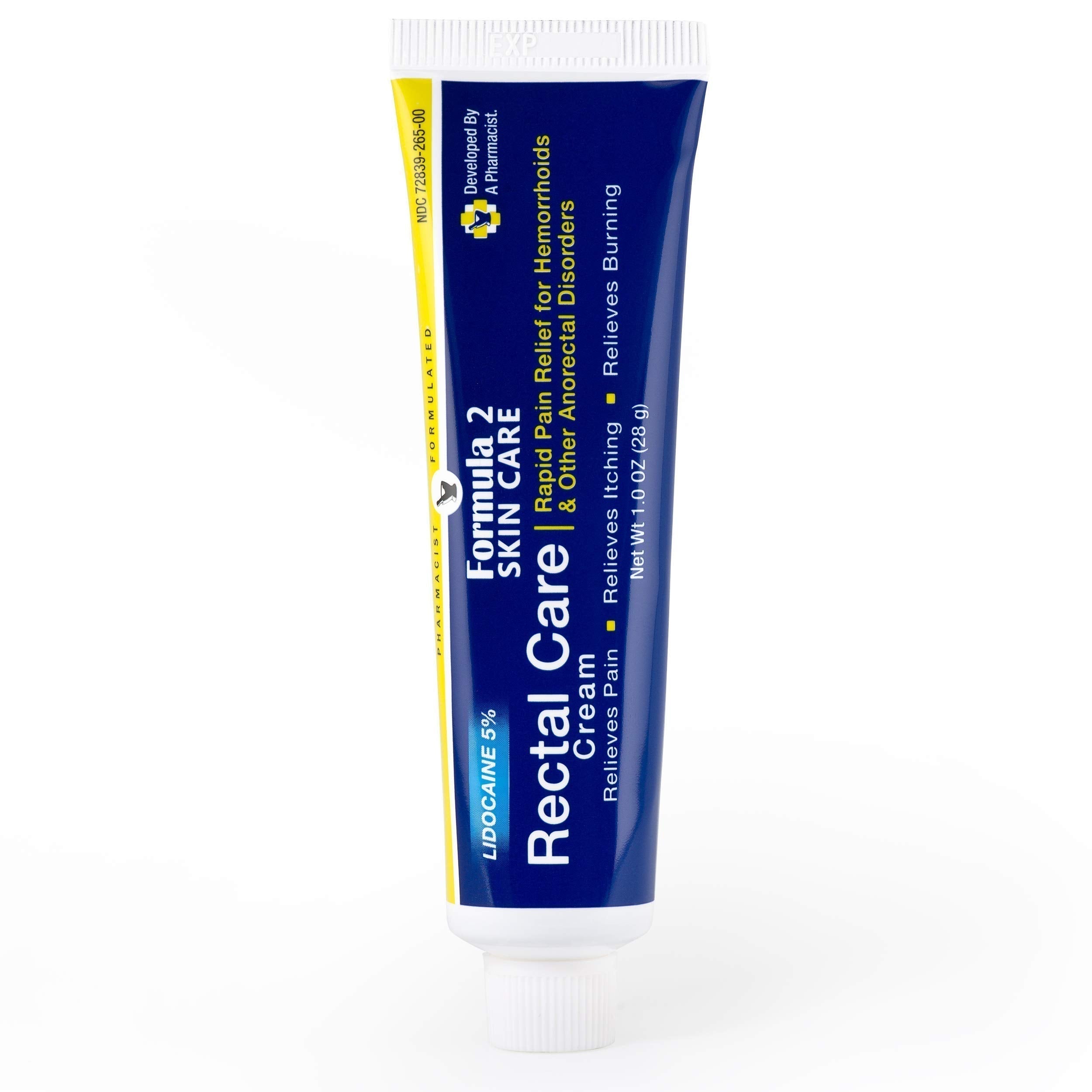 Pharmacist Formulated - Rectal Care Cream - Pain Relief for Hemorrhoids Formula 2 Skin Care buy supplements canada