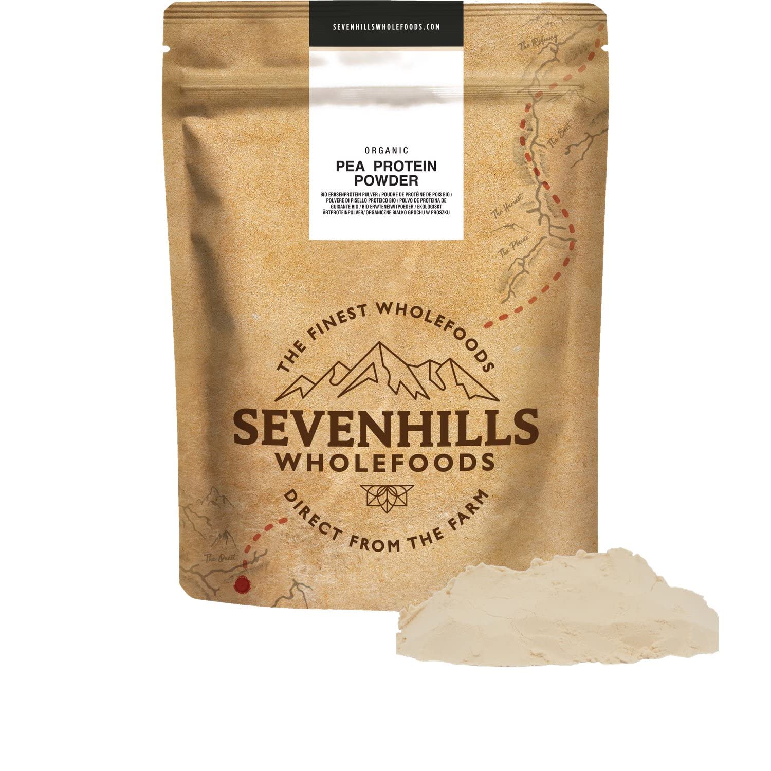 Sevenhills Wholefoods Organic Pea Protein Powder 1kg Sevenhills Wholefoods buy supplements canada