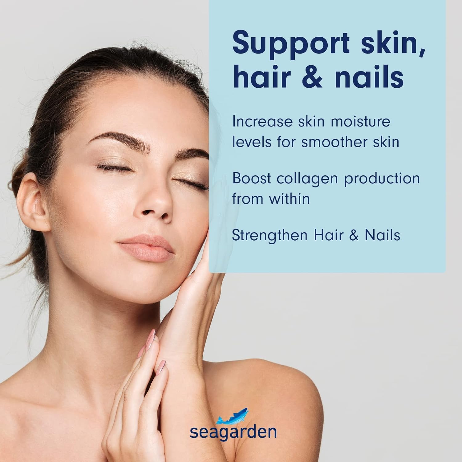 Seagarden Marine Collagen Powder + Vitamin C | Collagen Peptides Powder (Type I & III) SEAGARDEN buy supplements canada