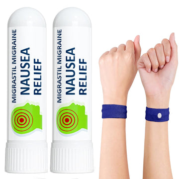 Basic Vigor Migrastil Inhaler (Pack of 2) - Pocket Size Aromatherapy Inhaler for Queasiness Basic Vigor buy supplements canada