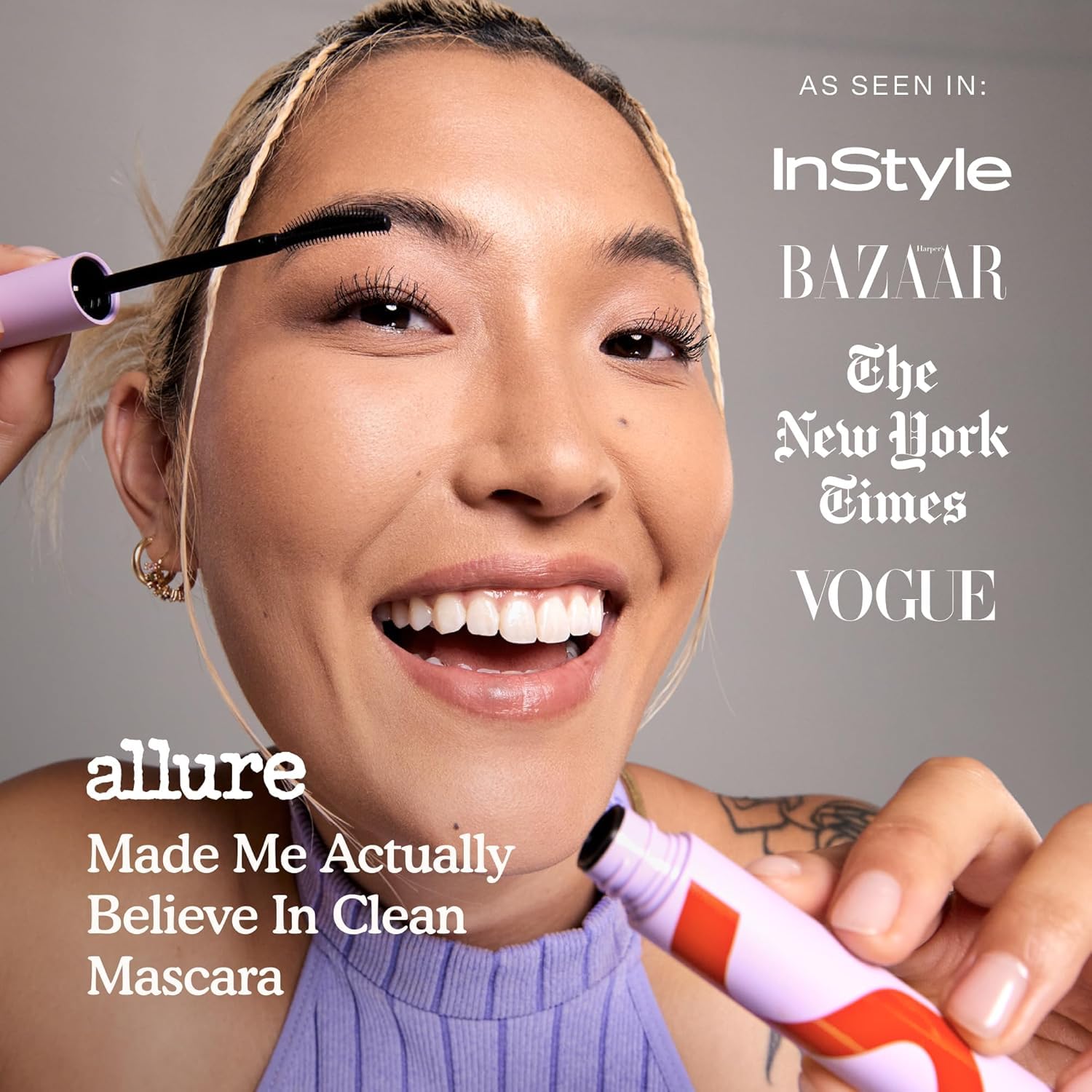 Tower 28 MakeWaves Vegan Black Mascara - Volumizing & Lengthening Mascara for Sensitive Eyes - With Aquaflex Technology for Humidity-Proof Lift - Hypoallergenic Eye Makeup - Jet (0.29 oz) Tower 28 buy supplements canada