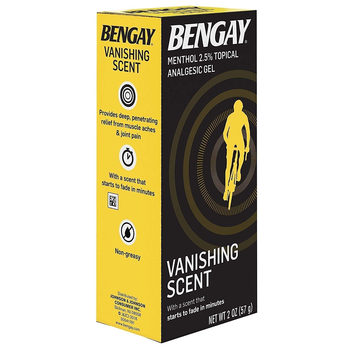 Bengay Menthol 2.5% Topical Analgesic Gel Vanishing Scent 2oz Bengay buy supplements canada