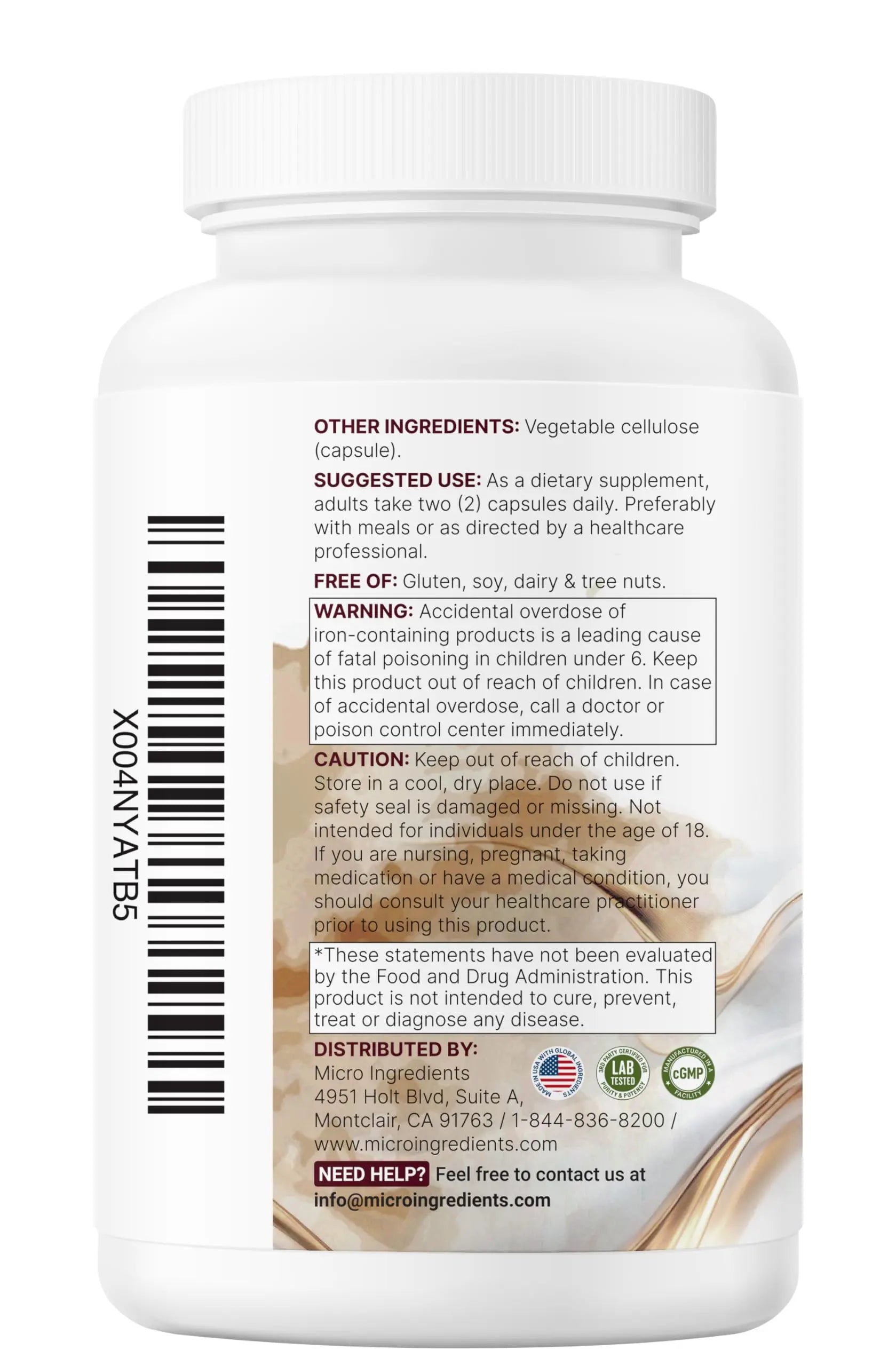 Micro Ingredients Methylated Bariatric Multivitamin with 45mg Iron, 240 Veggie Capsules | 23-in-1 Essential Vitamins with D3, K2, Zinc & More | Micro Ingredients buy supplements canada