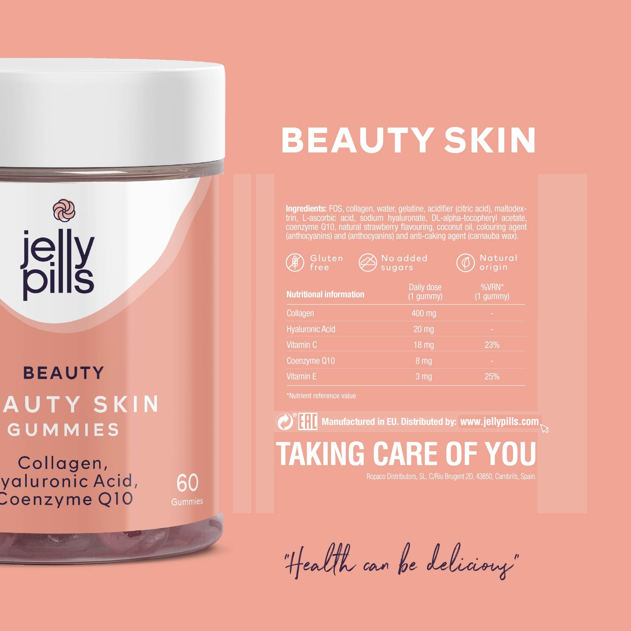 Jelly Pills® Hydrolyzed Collagen Gummies with Hyaluronic Acid and Coenzyme Q10 Jelly Pills buy supplements canada